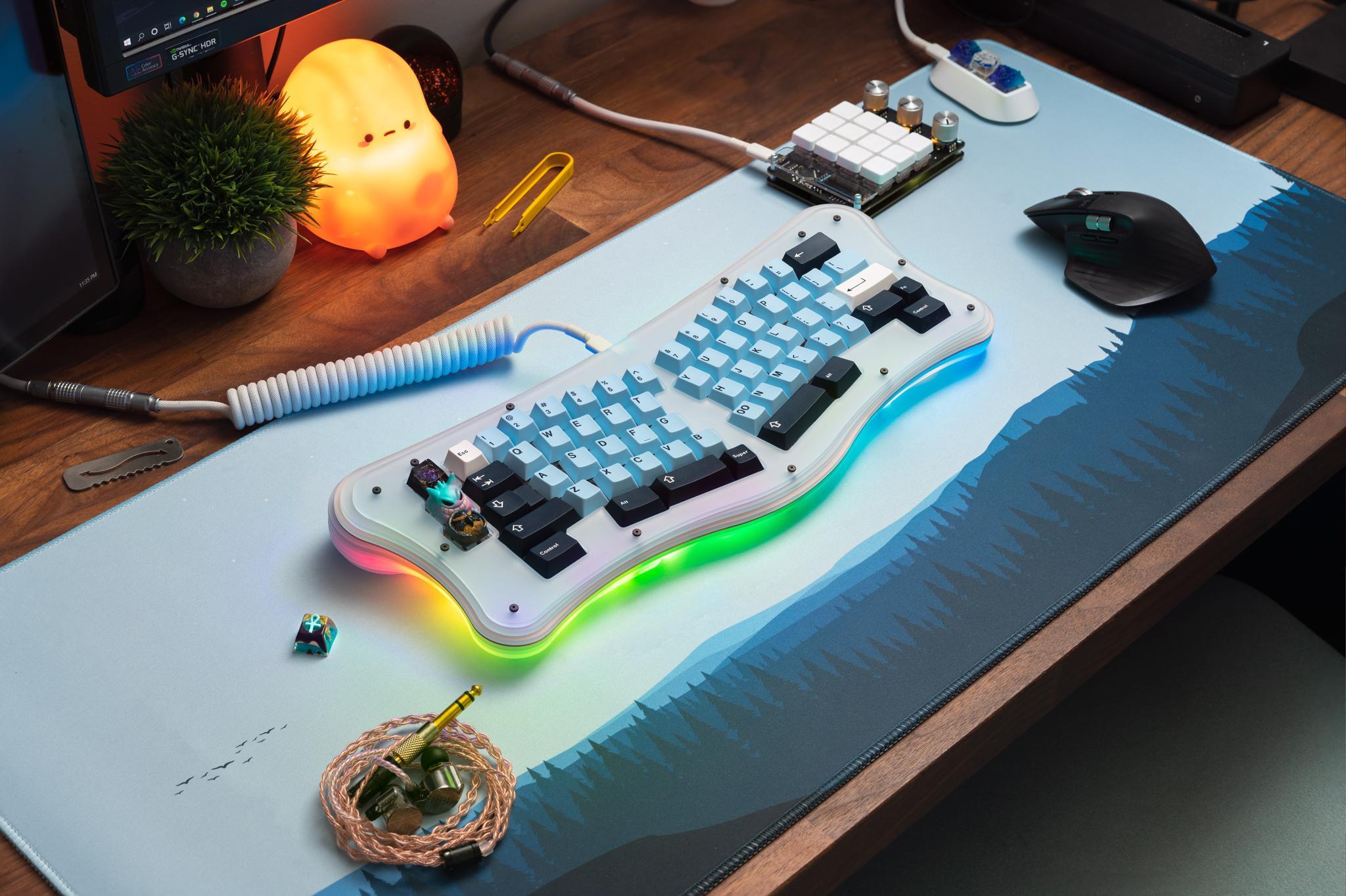 Design03 Stacked Acrylic Alice (GB) - Uncategorized group buy cover image featuring keyboard design, Design03, stacked acrylic, KoolAidPapa, Arctangent, group buy, PCB, foam, brass, copper, stainless steel