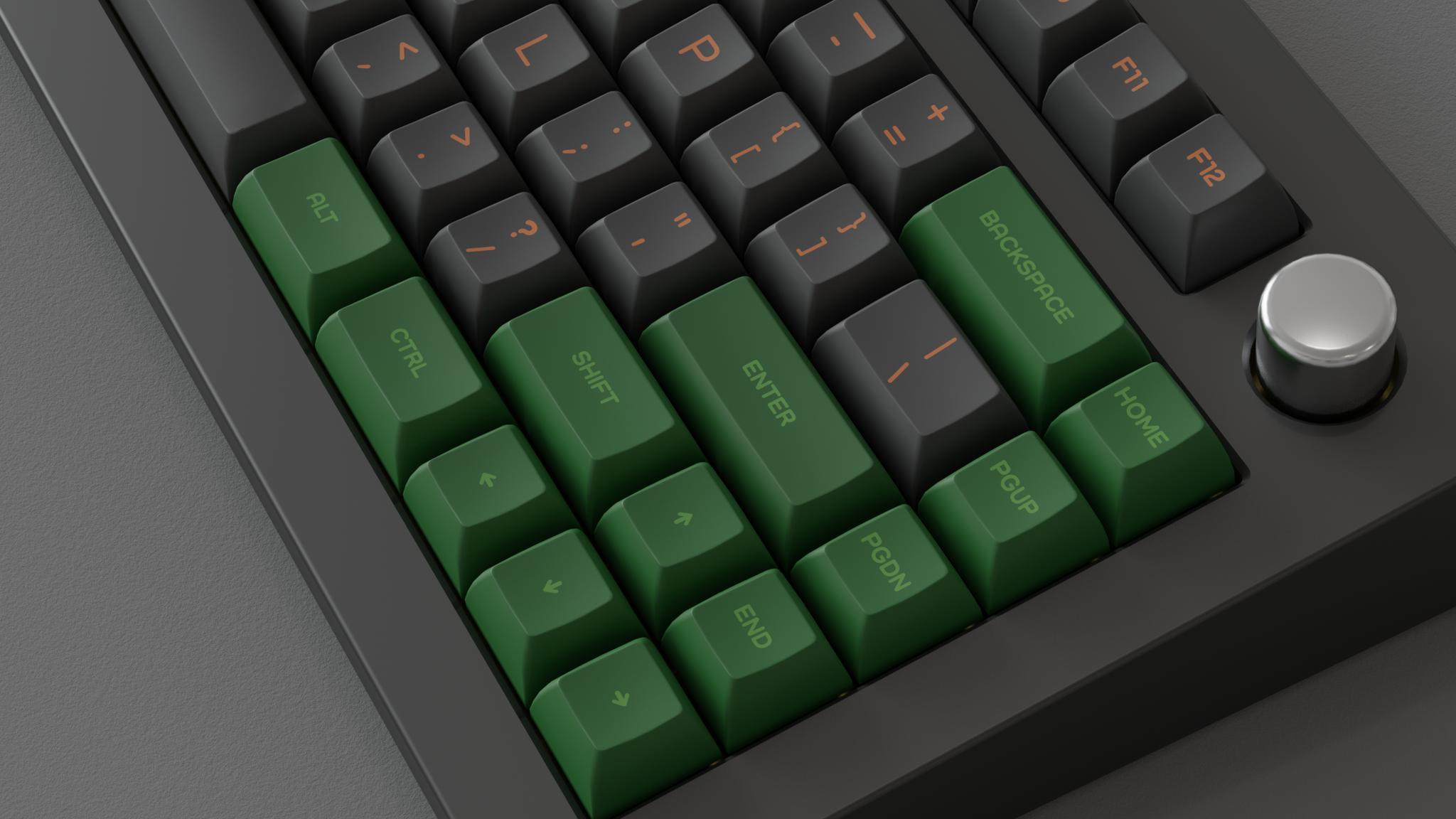 KAT Overgrown (IC) - Keycap interest check cover image featuring KAT Overgrown, keycap set, constructed, abandoned, reclaimed, deskmats, collaborations, novelties, color combos