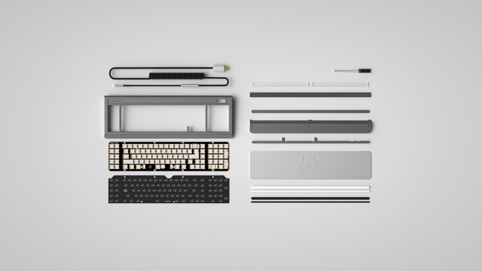 MeowTool X1 Keyboard (IC) - Keyboard interest check cover image featuring MeowTool X1, keyboard design, full-size keyboard, OLED screen, retro style, ambient light, RGB lighting