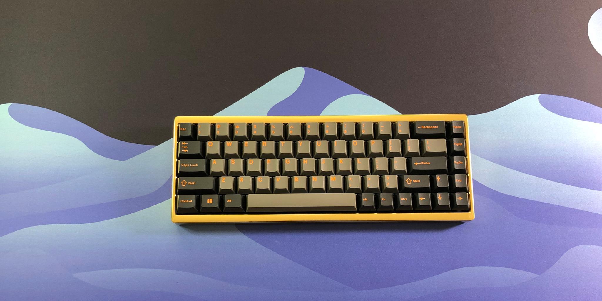 GEN ONE 65 (IC) - Keyboard interest check cover image featuring GEN ONE, keyboard, 65% ANSI layout, QMK compatible, VIA compatibility, Miami, gasket mount, anodized aluminum, group buy, mechanical keyboard