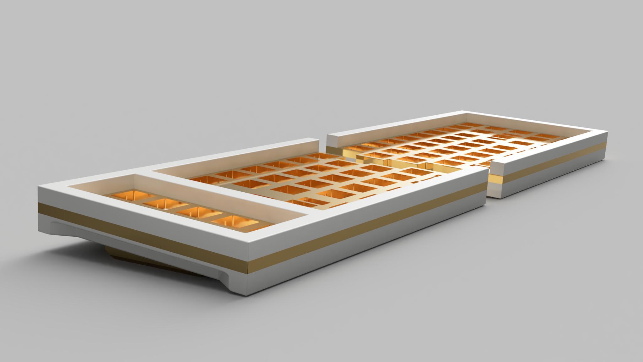 Quefrency Rev.3 Case (IC) - Others interest check cover image featuring Quefrency Rev.3, CNC case, aluminum case, keyboard design, high profile, group buy, keeb.io