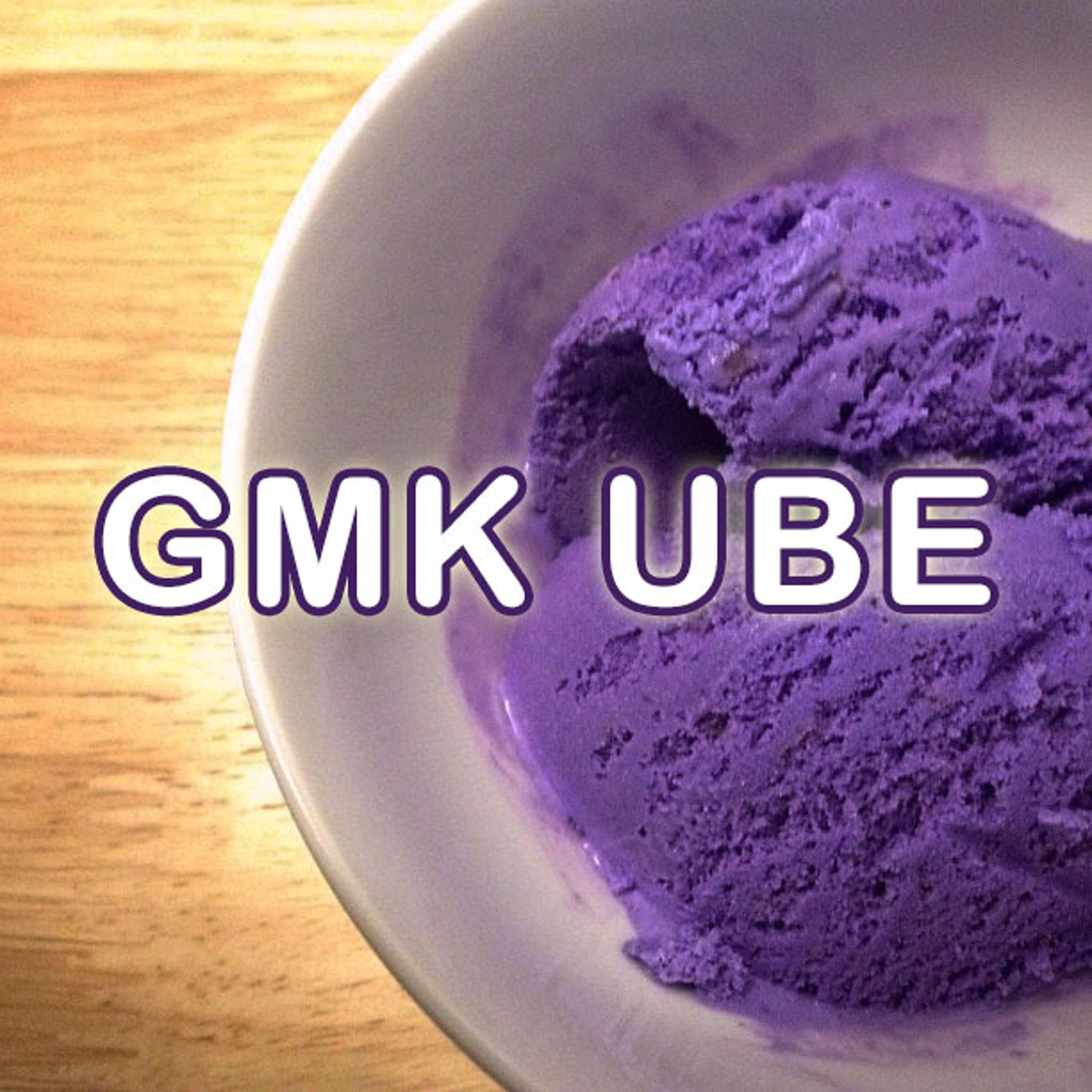 GMK Ube (IC) - Keycap interest check cover image featuring GMK Ube, interest check, ice cream, Japanese yam, hipster, Karen, amethyst sphere, ube experience