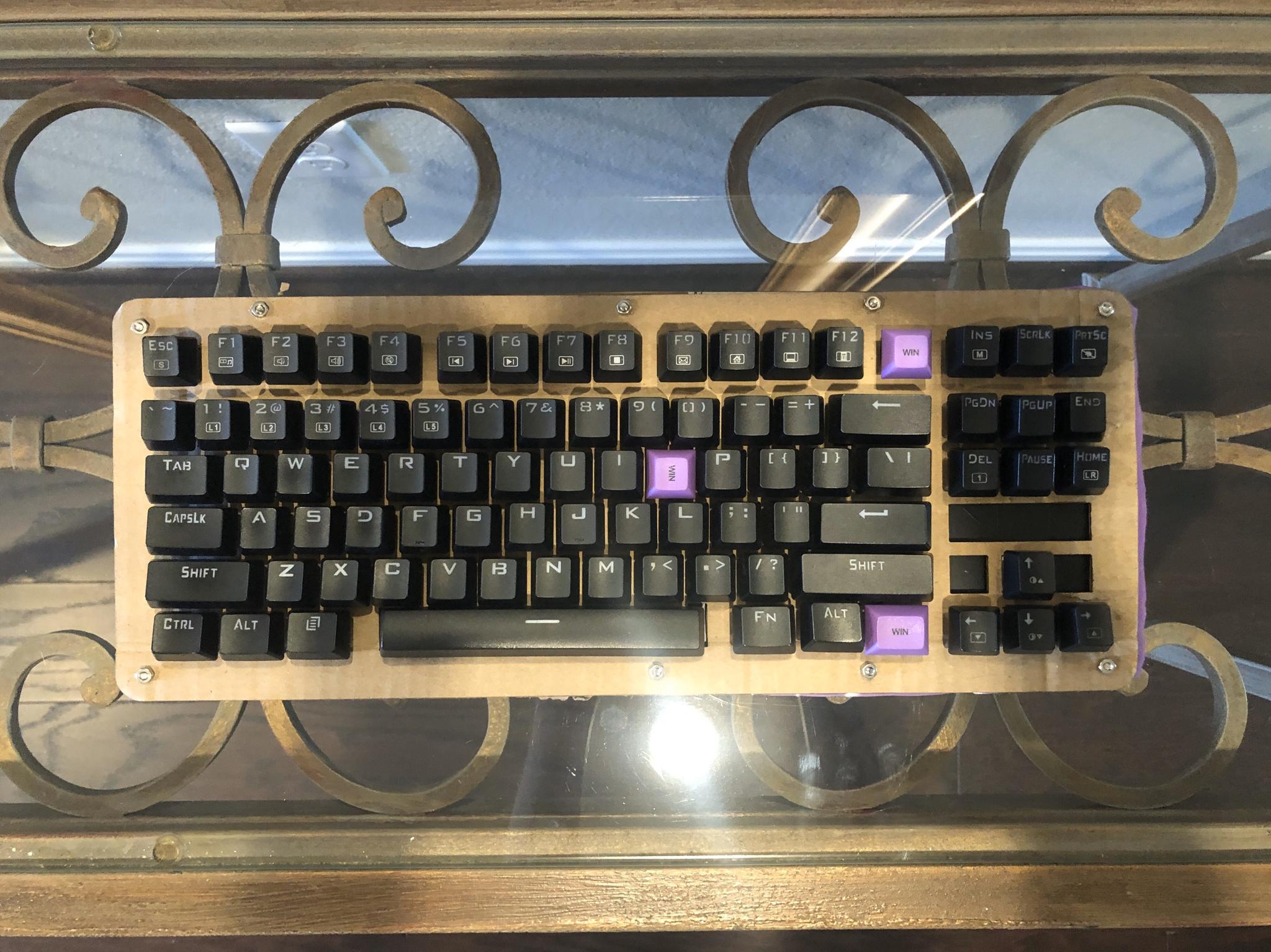 Card-board TKL (IC) - Keyboard interest check cover image featuring TKL, sustainable keyboards, gasket mount, low profile, Card-board, environmentally sustainable, keyboard design, acoustics, MOQ, price estimate