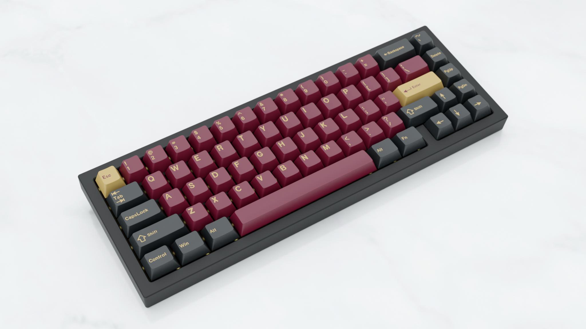 Duo-S - 65% (IC) - Keyboard interest check cover image featuring Duo-S, mechanical keyboard, hotswap PCB, dual gasket mount, acoustic frame, keyboard innovation, Duo Foundry, keycap sets, keyboard enthusiasts