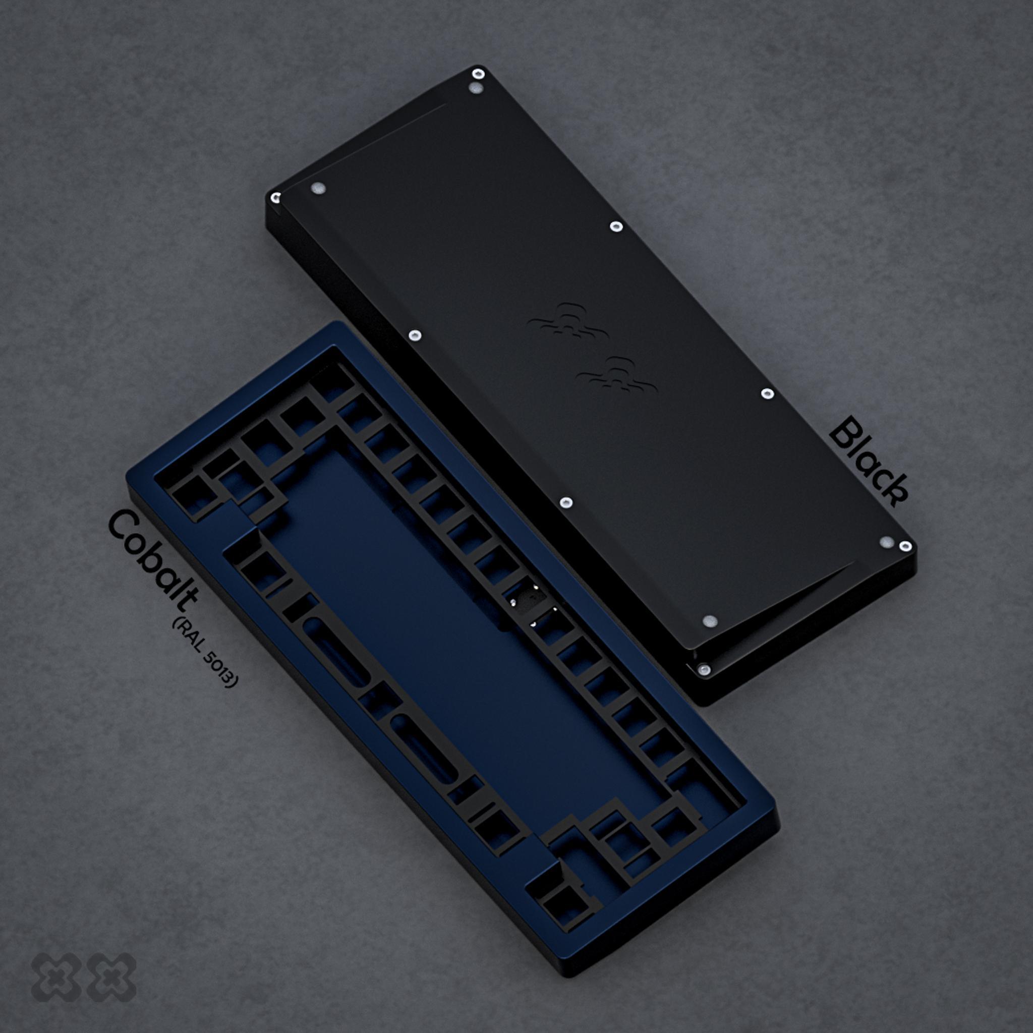 Invictus - Leaf Spring Gasket 60% (IC) - Keyboard interest check cover image featuring Invictus, keyboard, fropsie, leaf spring gasket, IC, aluminum, polycarbonate, typing angle, raffle, prototype, sound test, anodized, WKL, 60 percent