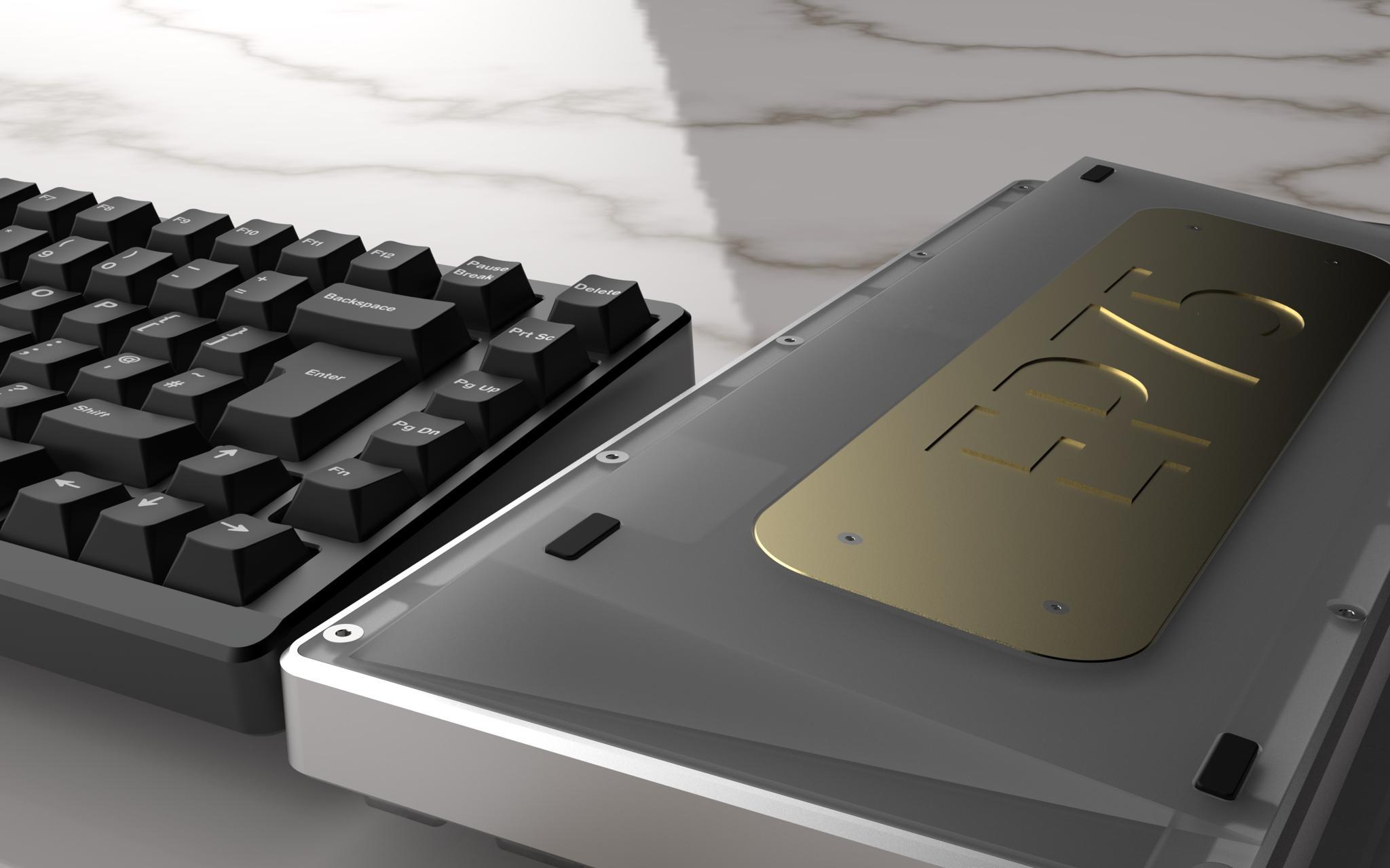 EP75 (IC) - Keyboard interest check cover image featuring EP75, wireless keyboard, ANSI, ISO, ZMK firmware, battery life, prototype, feedback form, Groupbuy, hotswap PCBs