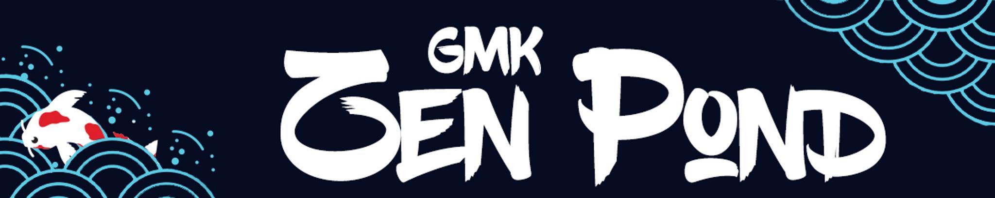 GMK Zen Pond (IC) - Keycap interest check cover image featuring GMK Zen Pond, Ikki Aurora, Zen ponds, Koi fishes, keyboard kits, keycaps, artisan keycaps