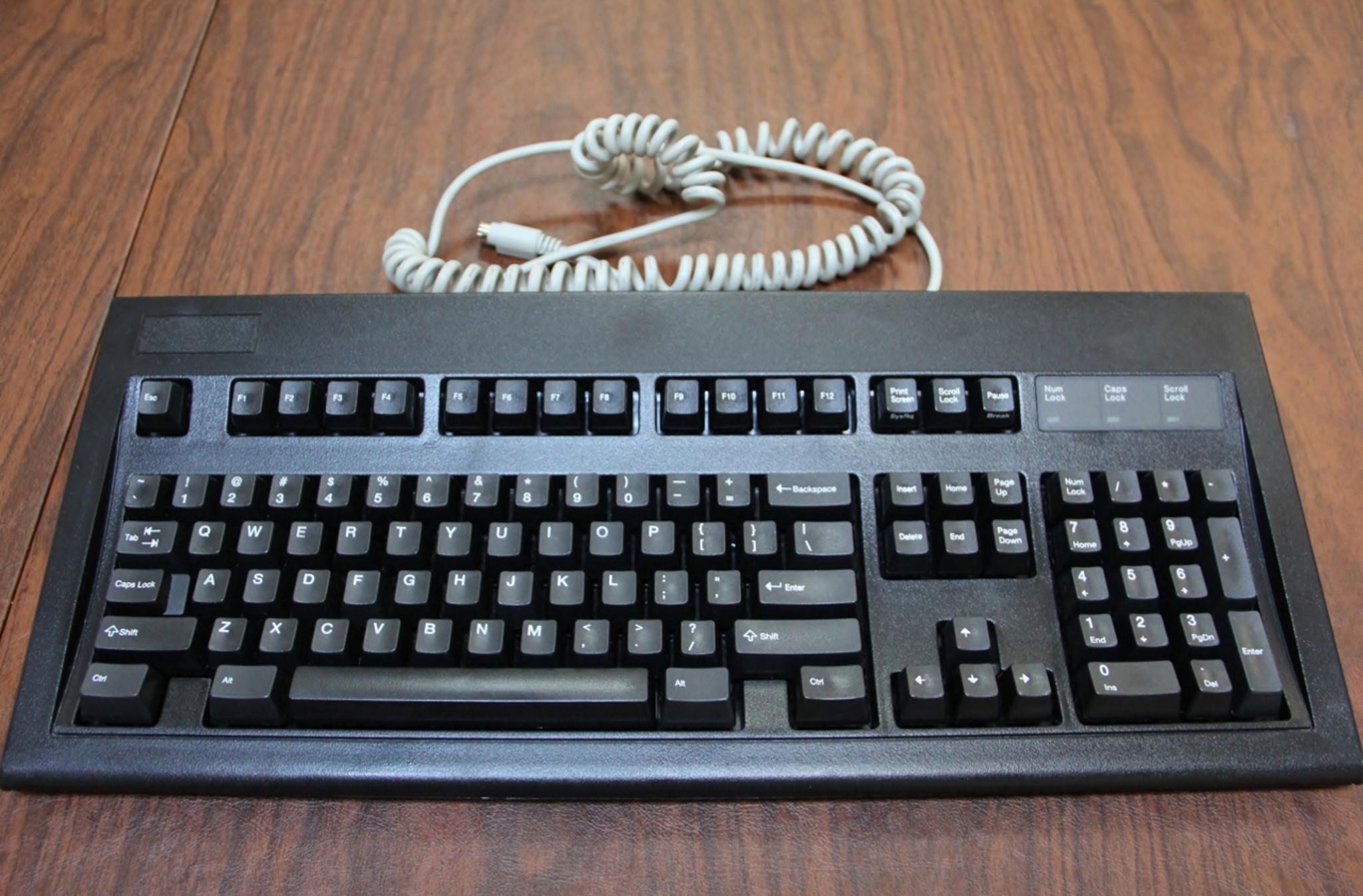 IBM Model-m Black Keycap Set (IC) - Keycap interest check cover image featuring IBM, Model M, black keycap set, group buy, keyboard enthusiasts