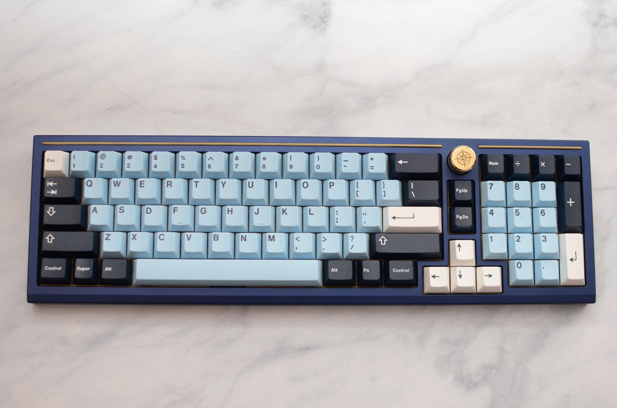 Balance F-Row-Less 1800 (IC) - Keyboard interest check cover image featuring Balance keyboard, 1800 layout, group buy, CannonKeys, keyboard design, custom keyboard, mechanical keyboard, media knob, accent piece, gasket mounting, customizable plates, QMK compatible, VIA compatible