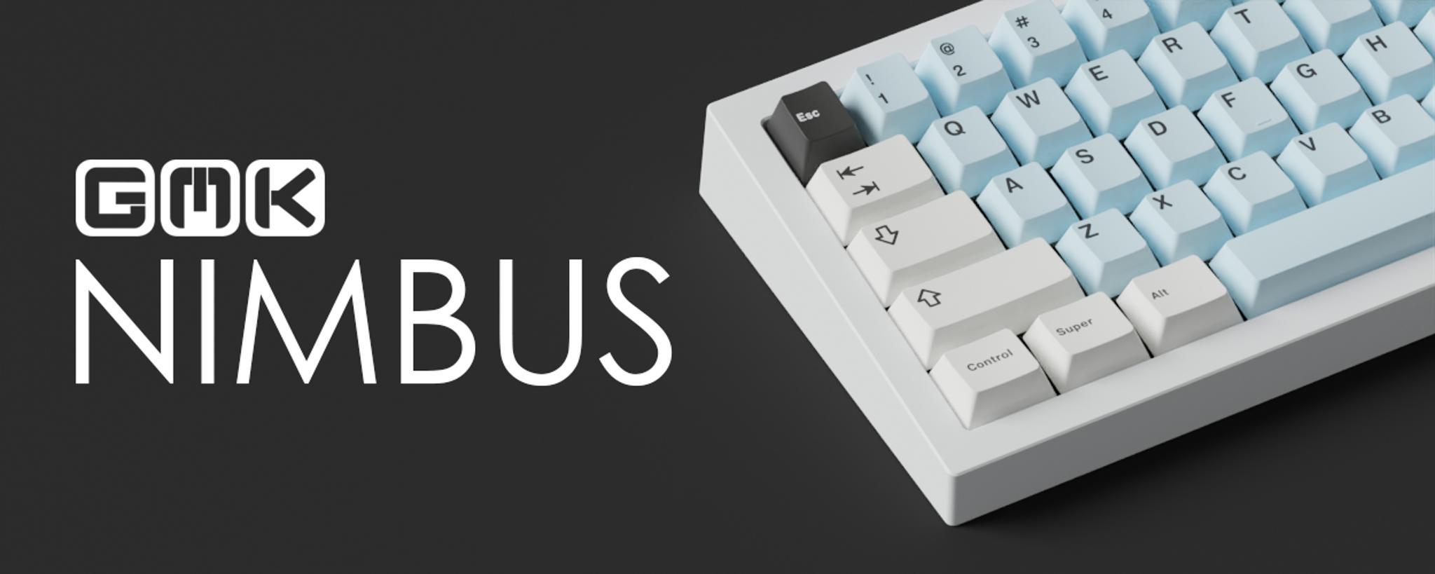 GMK Nimbus (IC) - Keycap interest check cover image featuring GMK Nimbus, keycap set, Scott L, group buy, keyboard accessories