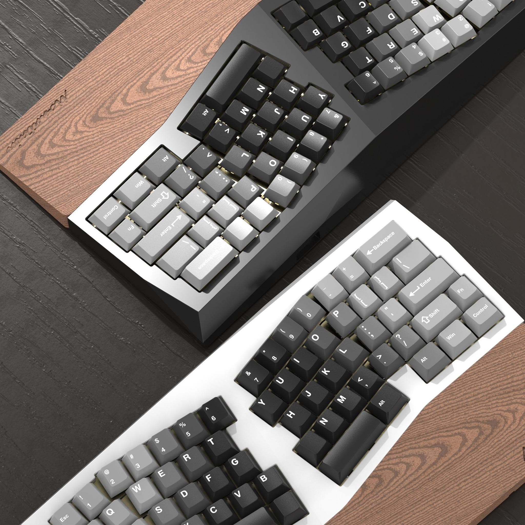 KBDFANS Mountain Ergo Keyboard Kit - Gallery image 3 showing project details