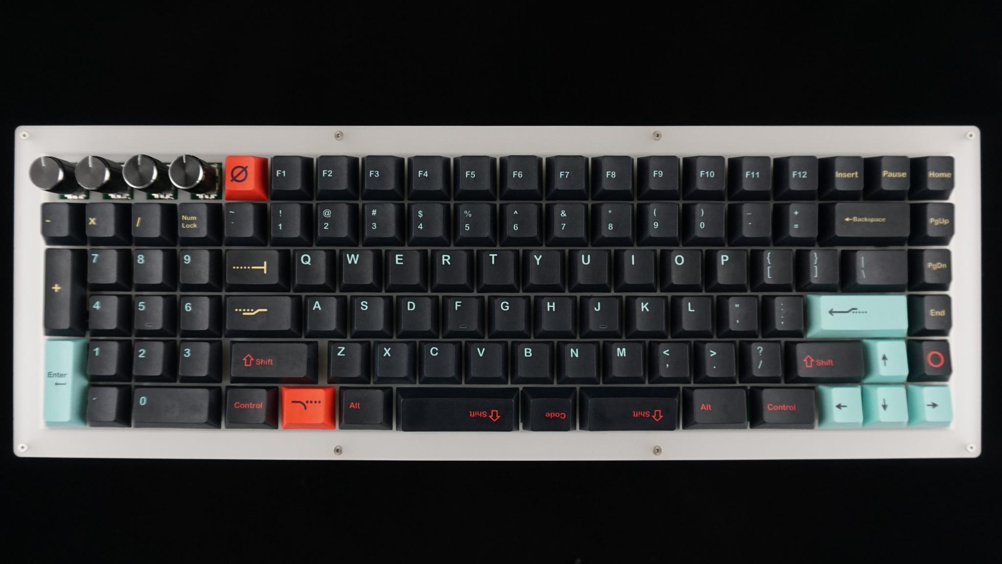 96% Wireless Southpaw (IC) - Keyboard interest check cover image featuring entropy, keyboard, 96%, wireless, southpaw, ergonomic, numpad, ZMK support, RGB underglow, rotary encoders