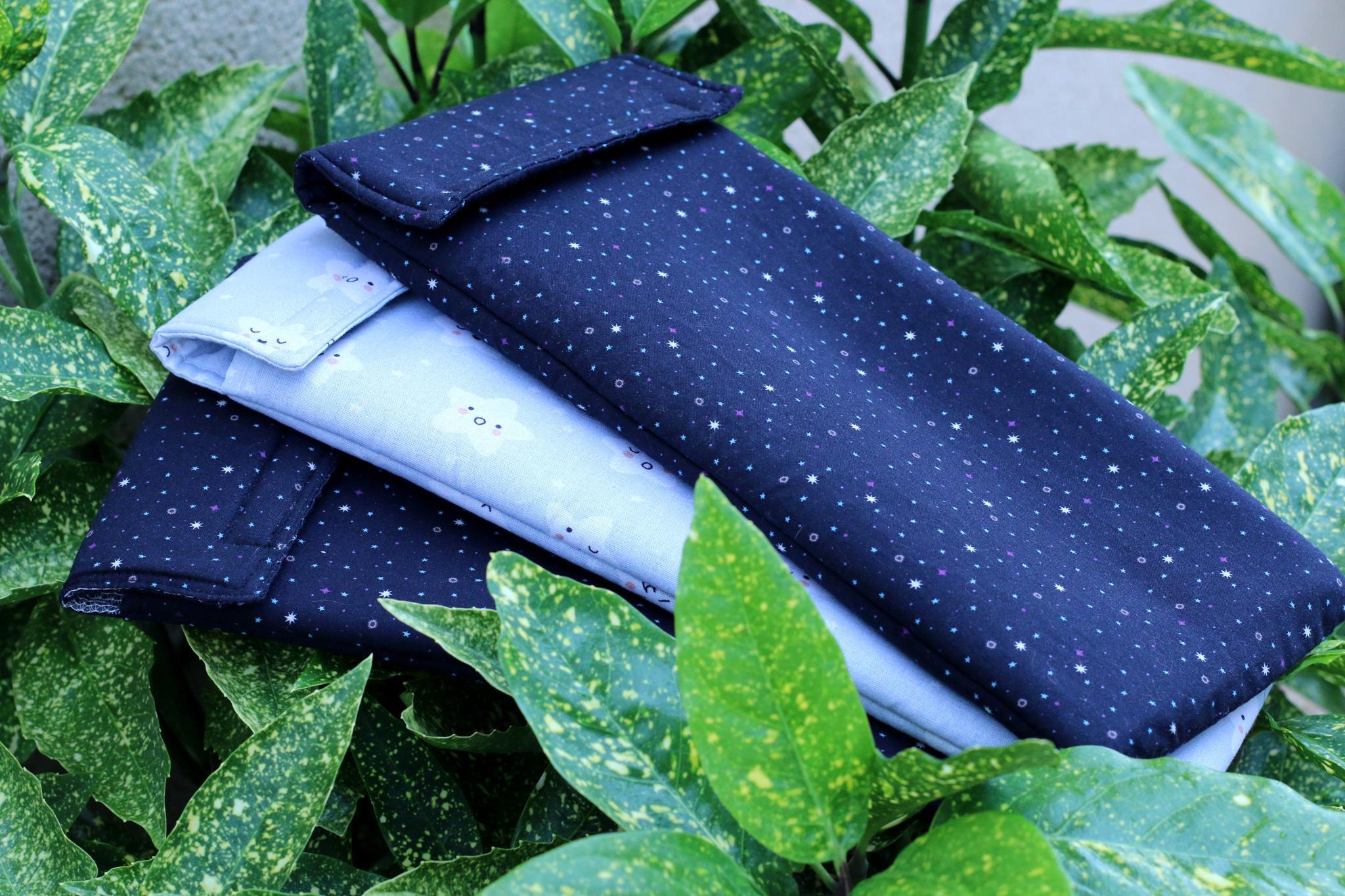 Kat Koil (IC) - Deskmat & Accessories interest check cover image featuring keyboard sleeve, softness, protection, handmade, Kat Koil, Comfy Cloud, Night Sky, custom size, interest check
