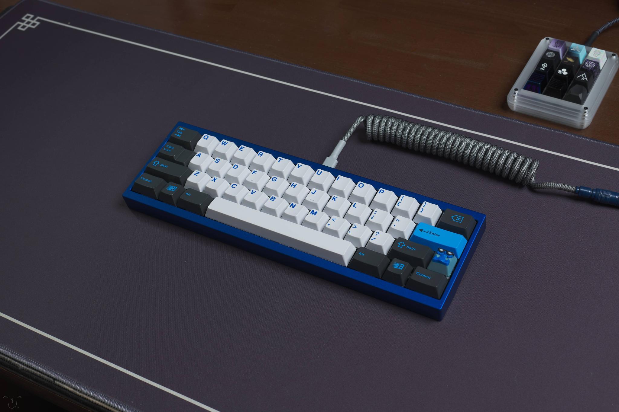 Equinox XL (GB) - Keyboard group buy cover image featuring Equinox XL, ai03, ION Keyboard, screwless exterior, tabbed-gasket PCB, compact layout, plateless use, winkey, winkeyless, brass weight, soldered PCB, QMK, VIA, Cannokeys, Salvun
