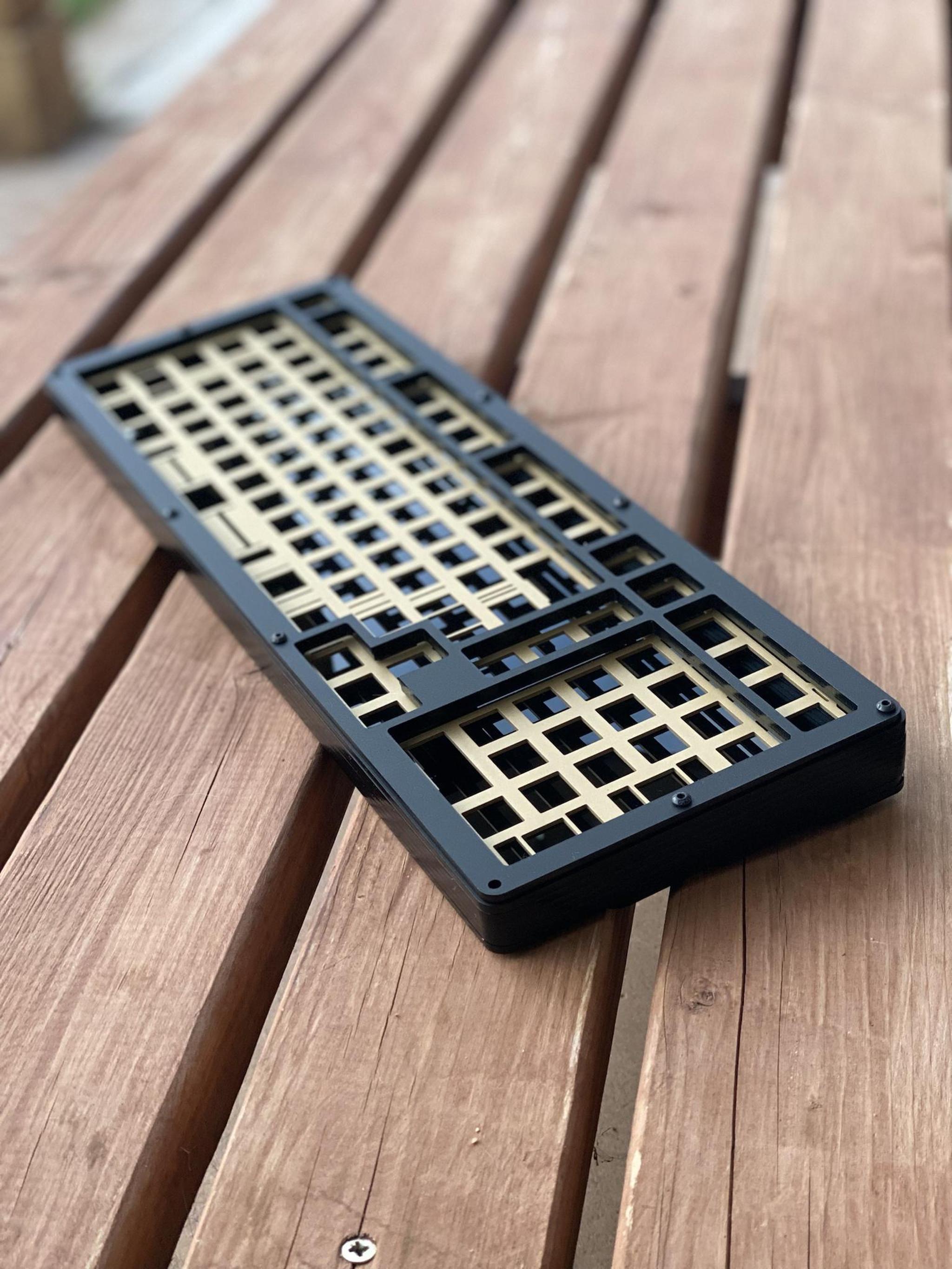 Project Glacier C1800 (IC) - Keyboard interest check cover image featuring Project Glacier, 1800 keyboard, Digital Carpentry, acrylic keyboard, compact keyboard, gasket mount, RGB, USB-C, Swiftrax