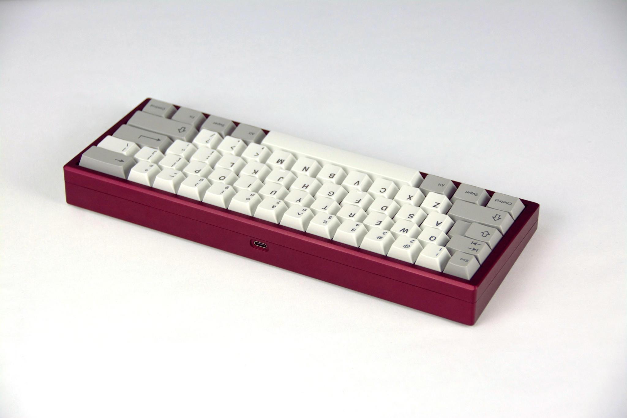 Novus 60 (IC) - Keyboard interest check cover image featuring Novus 60, keyboard, 60% keyboard, top mount, aluminum, PCB, QMK support, VIA support, Mechs & Co., 6061 aluminum, typing angle