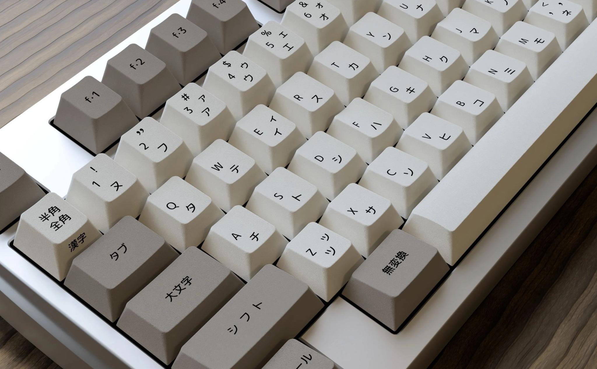 ePBT SimpleJA R2 (IC) - Keycap interest check cover image featuring ePBT SimpleJA R2, vintage keyset, compatibility, layouts, legends, vendors, group buy
