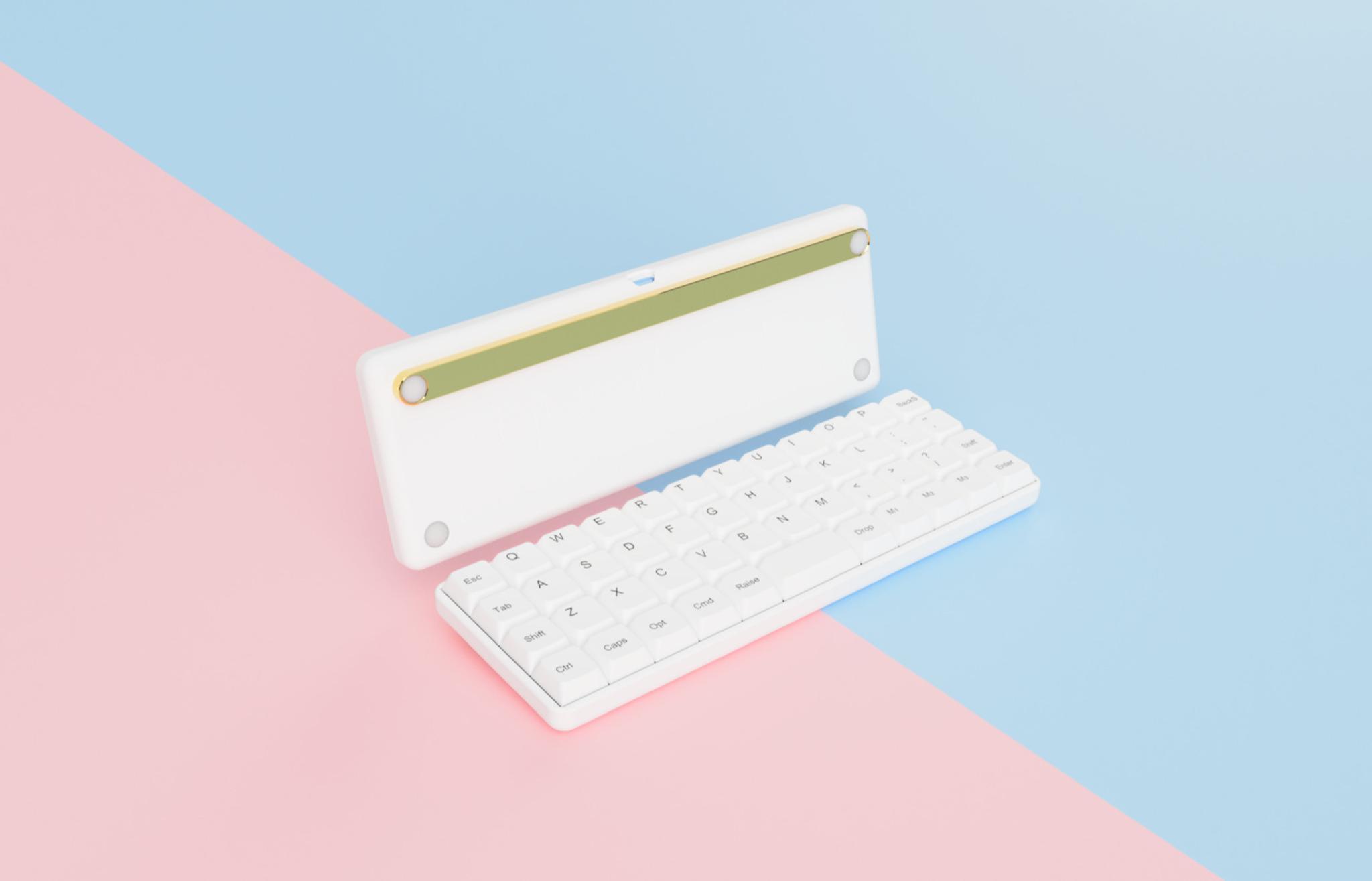 Z40-Pastry 40% R2 (GB) - Keyboard group buy cover image featuring Z40-Pastry, keyboard, group buy, R2, Geekhack, Quarkeys Studio, RGB light, QMK, VIA, lowpro switches