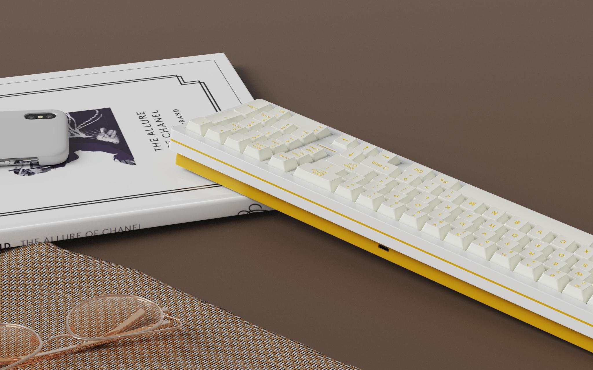 Wind X (IC) - Keyboard interest check cover image featuring Wind X, Wind Studio, keyboard, 2U key, Gasket, PCB, layout, design, typing consistency, switches, silicone pad, soldered, hot swap, anodized