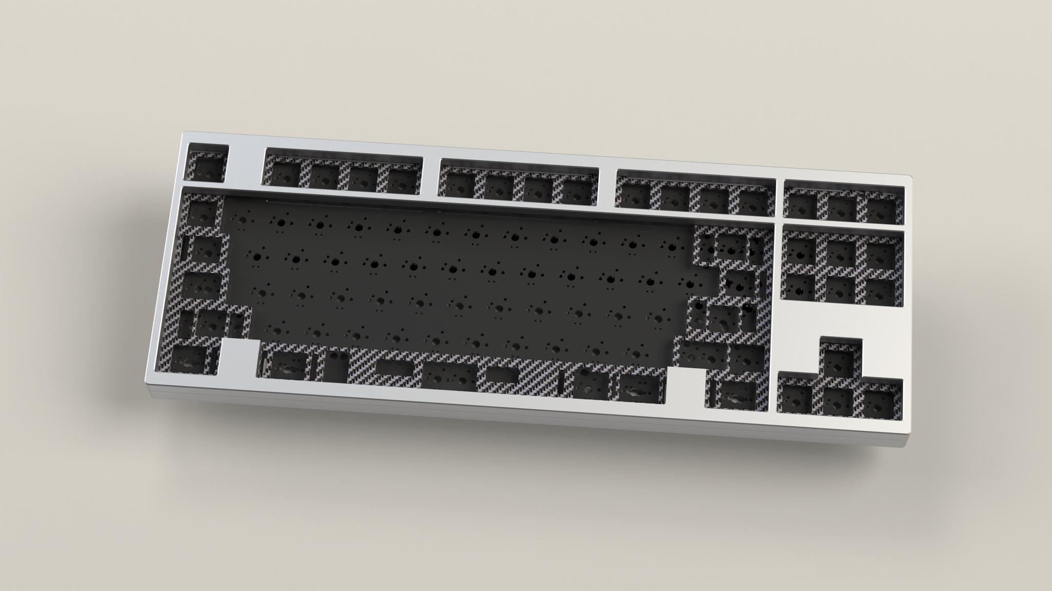 Sabertooth 80 (IC) - Keyboard interest check cover image featuring Sabertooth 80, keyboard, custom keyboard, modern and classic, aluminium 6061, brass weight, limited quantity, group buy