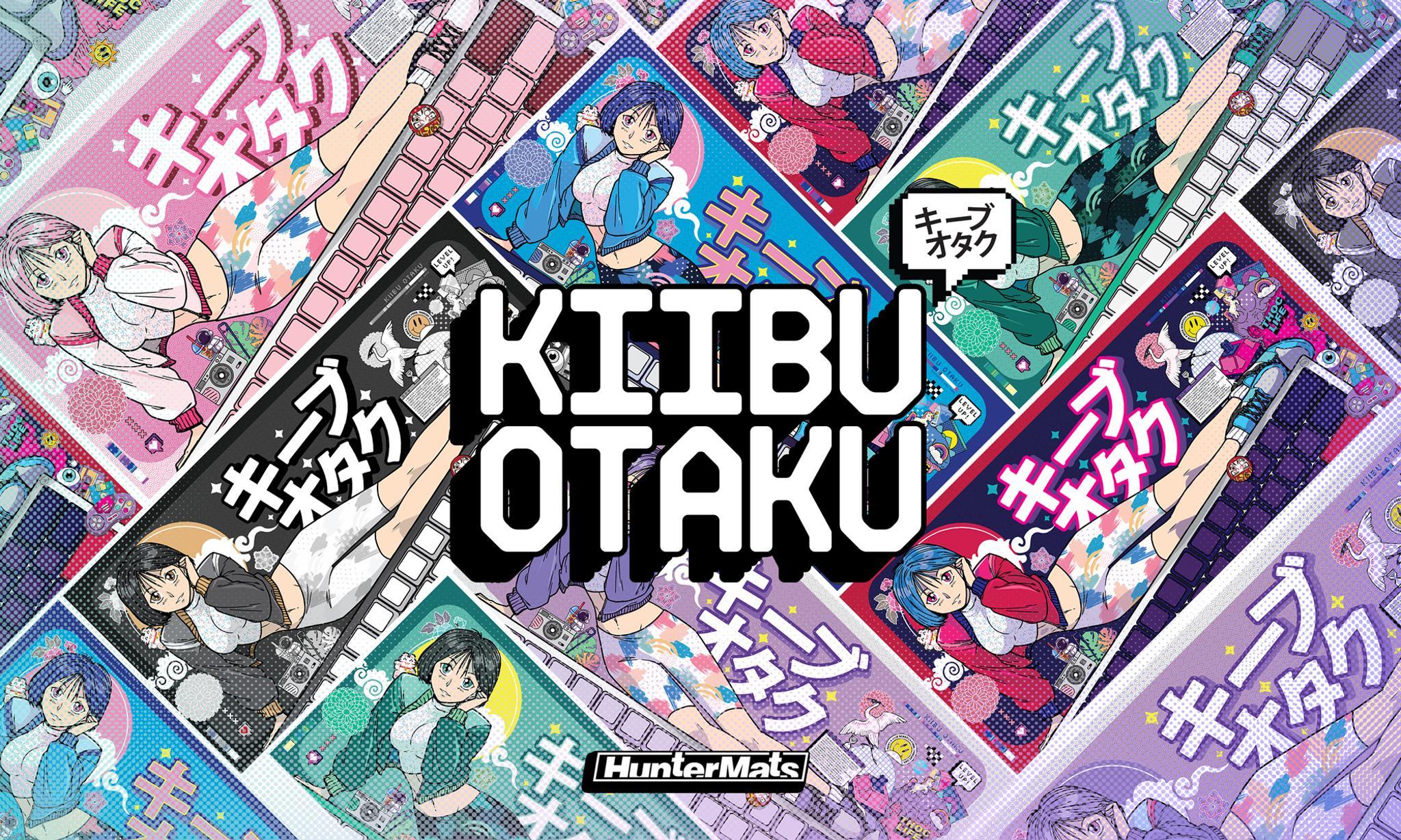 Kiibu Otaku Deskmat - Deskmats & Accessories interest check cover image featuring Kiibu Otaku, deskmat, group buy, mechanical keyboards, vendors, colorways, renders, MisterMoy, keyboard enthusiasts