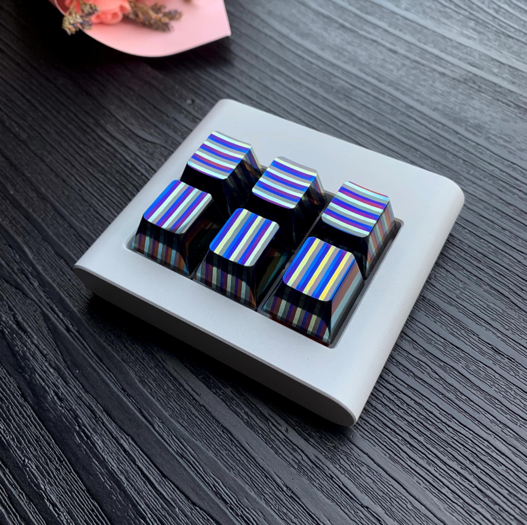 Damascus Zirconium Keycaps - Keycap interest check cover image featuring Damascus, Zirconium, Keycaps, Keyboard, Custom