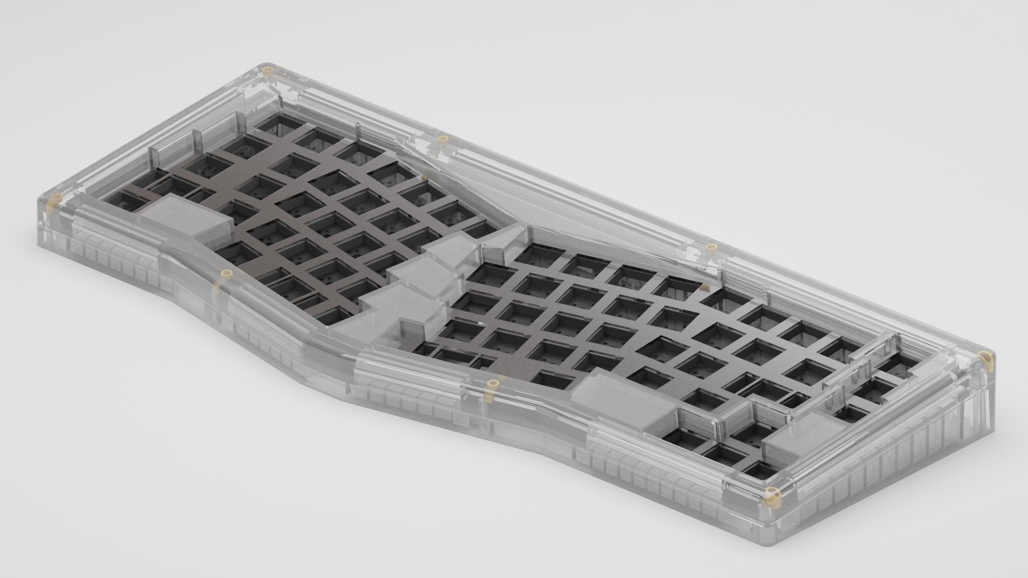 Blossom (IC) - Keyboard interest check cover image featuring Blossom, open-sourced, gasket mount, Alice keyboard, Arisu, keyboard case, typing angle, sound dampening