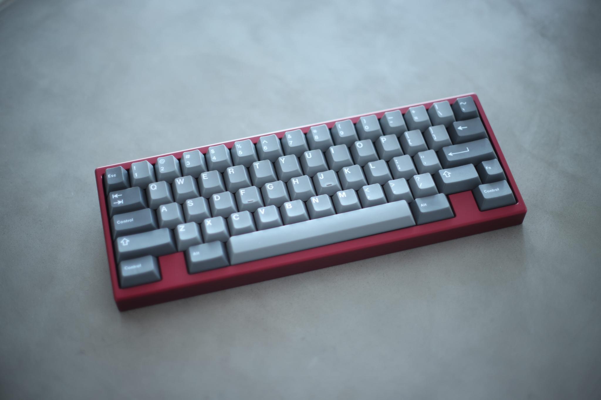 Ojou (IC) - Keyboard interest check cover image featuring Ojou, O-ring mount, 60% keyboard, Hololive, Nakiri Ayame, endgame keyboard, stainless steel, QMK, VIA, anodized aluminum, universal USB-C, keyboard design, Trifelife