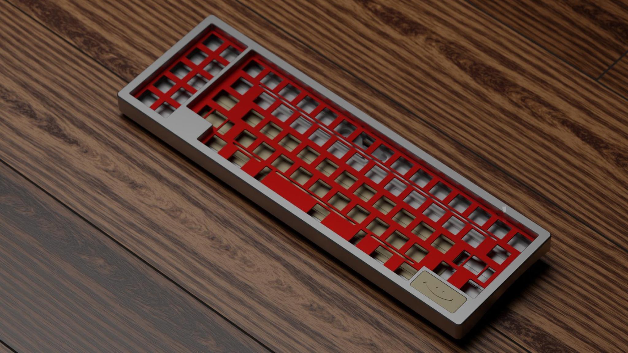 Extra Happy (IC) - Keyboard interest check cover image featuring Extra Happy, Happy Hacking Keyboard, macro keys, aluminum case, QMK, VIA, typing angle