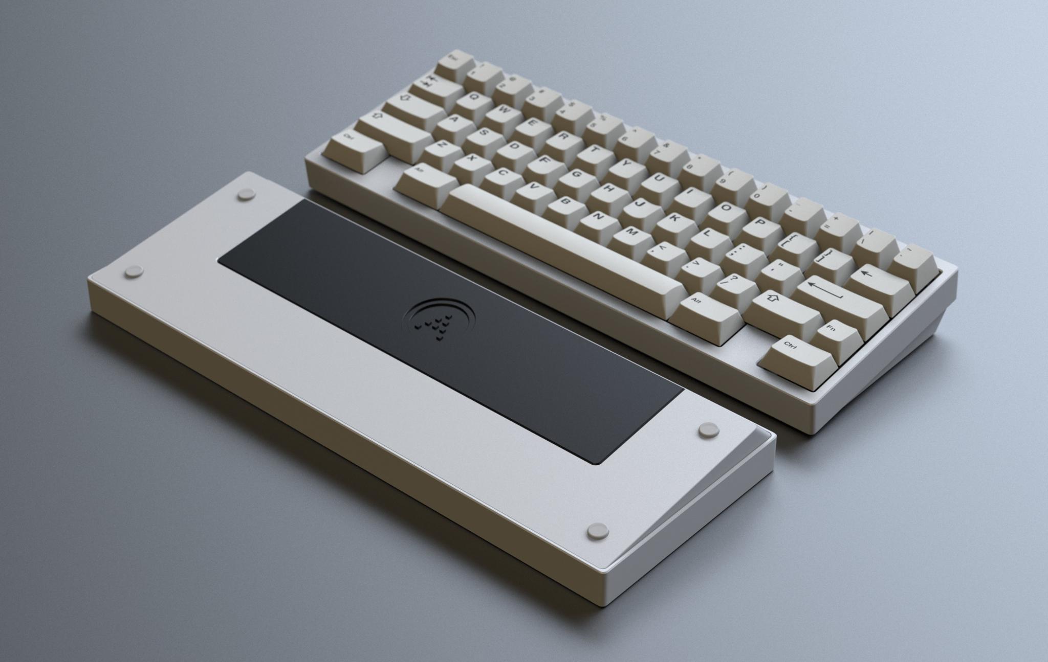 Polaris V2 (IC) - Keyboard interest check cover image featuring Polaris V2, reference keyboard, 60% keyboard, modular design, acoustics, customizable, hotswap PCB, solderable PCB, Kevinplus, ai03, gasket-mounted, elegant design