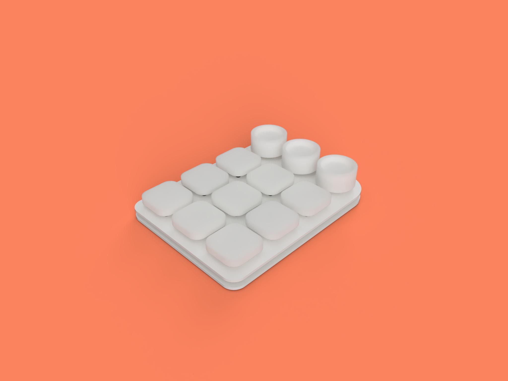 Circular One: 3x3 Macropad (IC) - Keyboard interest check cover image featuring circular one, macropad, rotary encoders, design house, keycaps, low-profile switches, mechanical switches, USB Type-C, QMK compatibility