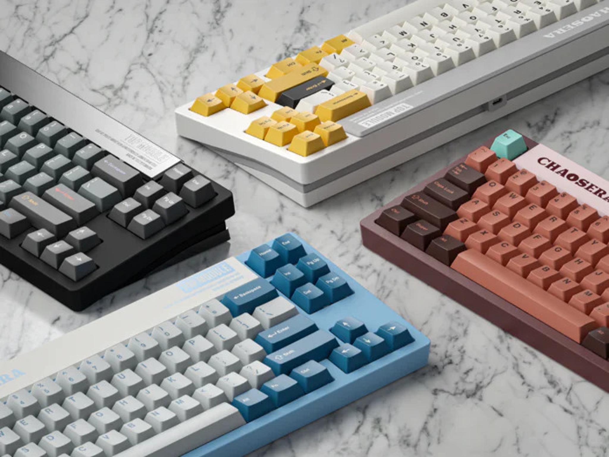 Eau 75% Keyboard (IC) - Keyboard interest check cover image featuring Eau keyboard, 75% keyboard, CHAOSERA, gasket mount, magnet F-row, customizable decoration, aluminum keyboard, hot-swappable, mechanical keyboard, typing angle, keyboard design, key switches, keyboard assembly