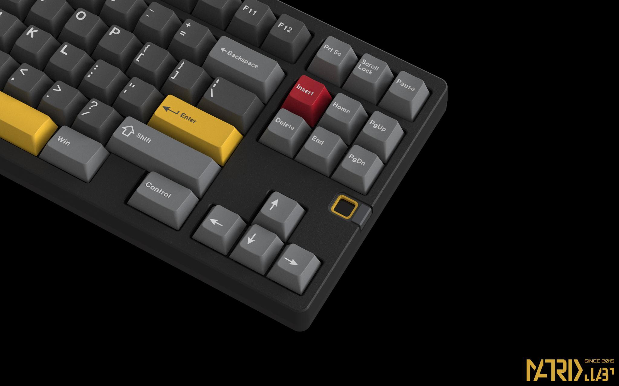 Matrix lab 8XV 3.0 (IC) - Keyboard interest check cover image featuring Matrix Lab 8XV, keyboard kit, design, top case, gasket mount, PCB, RGB backlight, customization, anodizing, coating, GB start, shipping, VAT