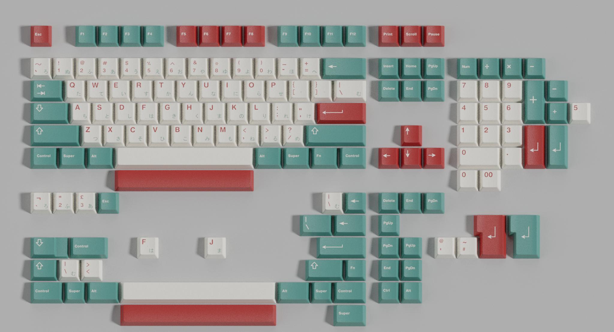ePBT Langley (IC) - Keycap interest check cover image featuring ePBT Langley, Asuka Langley, Neon Genesis Evangelion, keycap set, novelties, renders, kitting