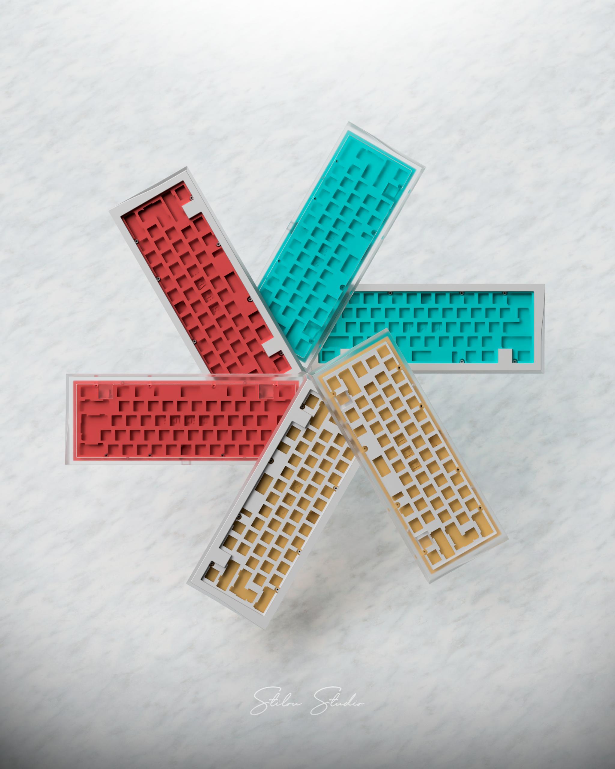 Spectacle (IC) - Keyboard interest check cover image featuring Spectacle, ClickClack, GB, 5 axis CNC machining, Keyboard, BEAK 6.5, thockeys, stiloustudio
