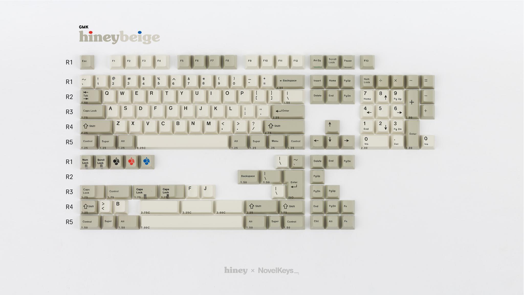 GMK Hineybeige (IC) - Keycap interest check cover image featuring GMK, keycaps, Hineybeige, Cherry, HIBI, vendors, pricing, Group Buy
