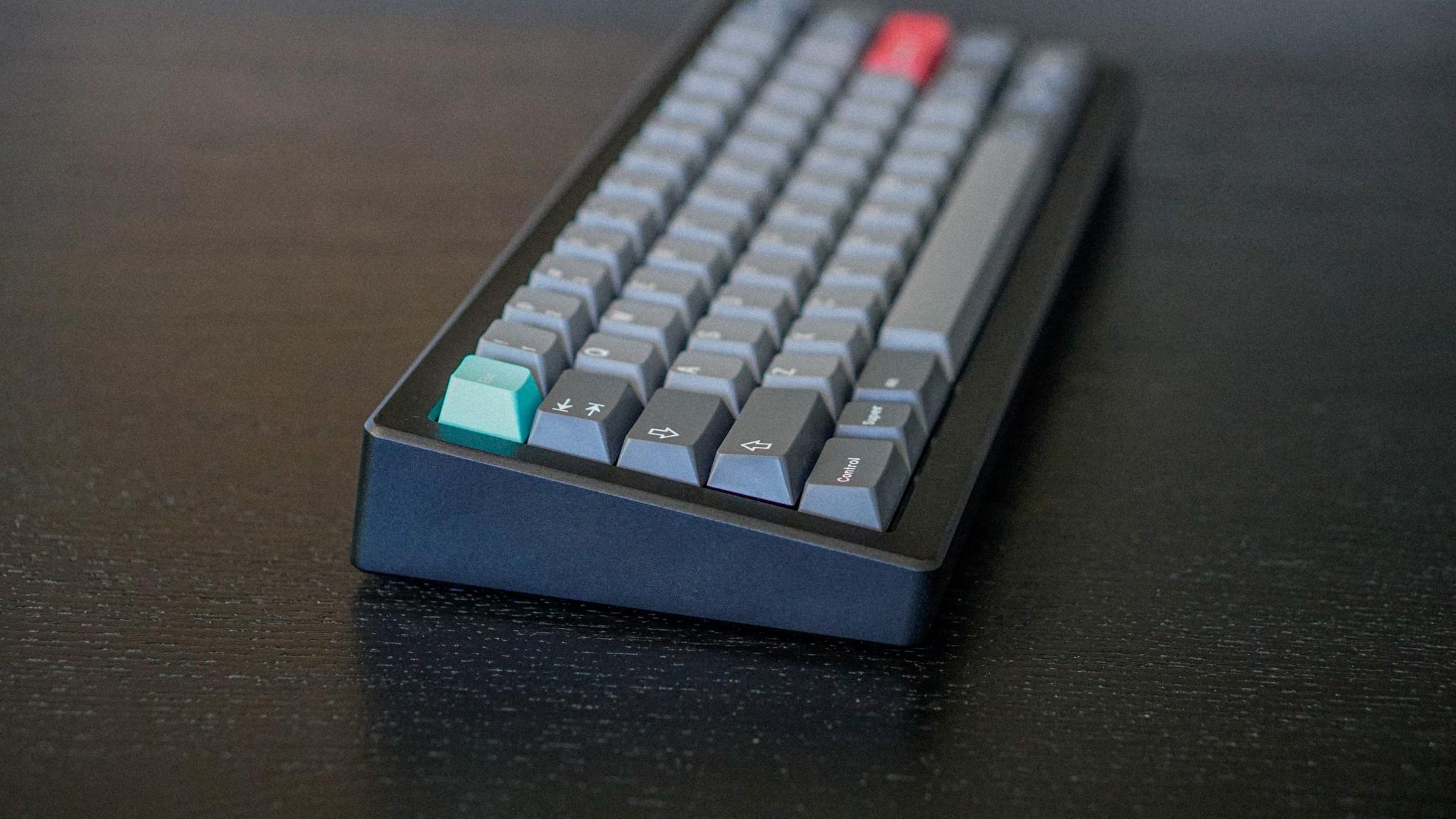 PLX | 60% Keyboard - Keyboard group buy cover image featuring PLX, 60% keyboard, gasket mounted, aluminium, brass, QMK, VIA, Peac Design, anodised, PVD, custom keyboard, pre-order