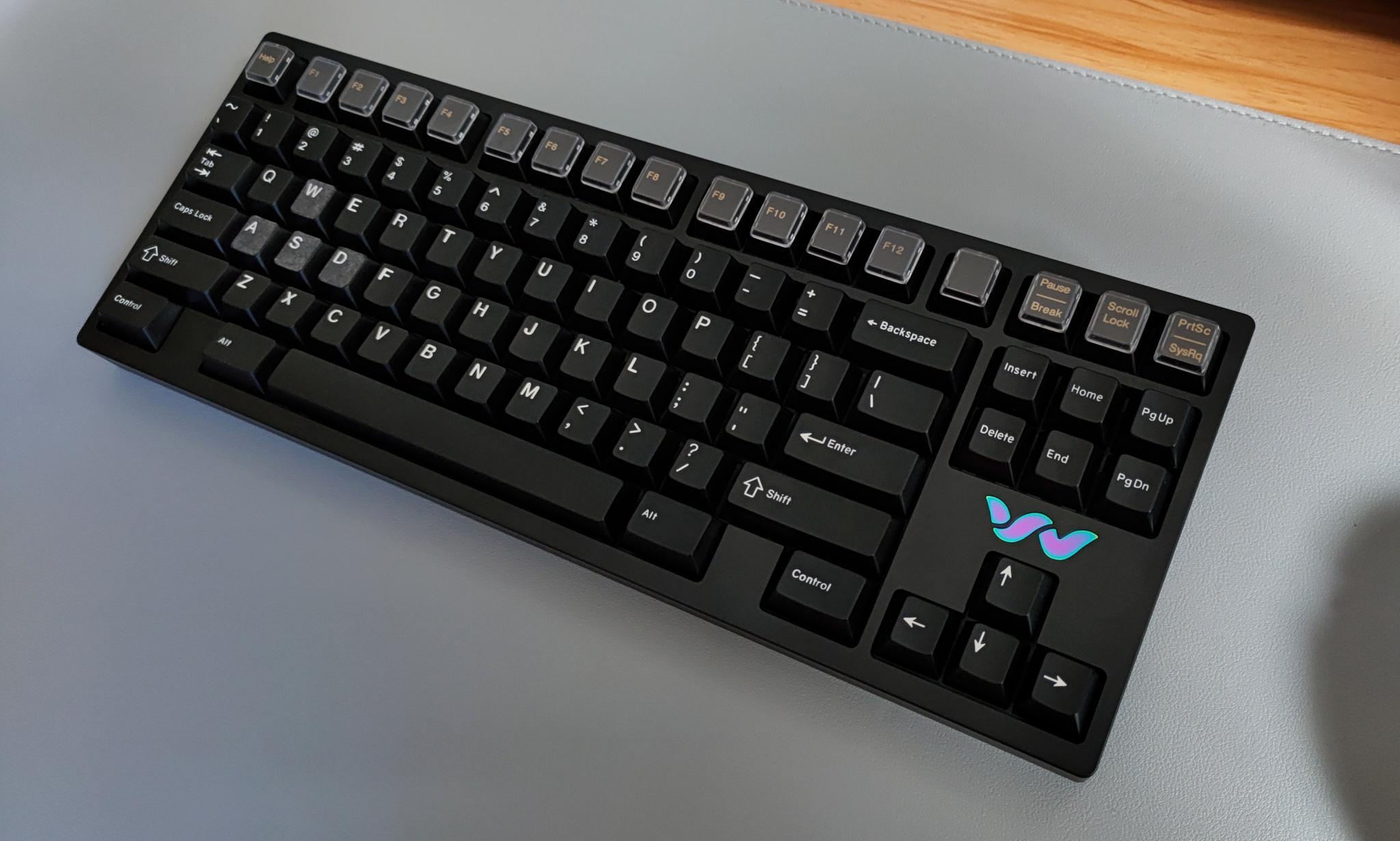 Wave 88 F13 TKL (IC) - Keyboard interest check cover image featuring Oasis Industry, Wave 88, TKL keyboard, customized keyboard, gasket mount, typing experience, sound signature, PCB, color combinations