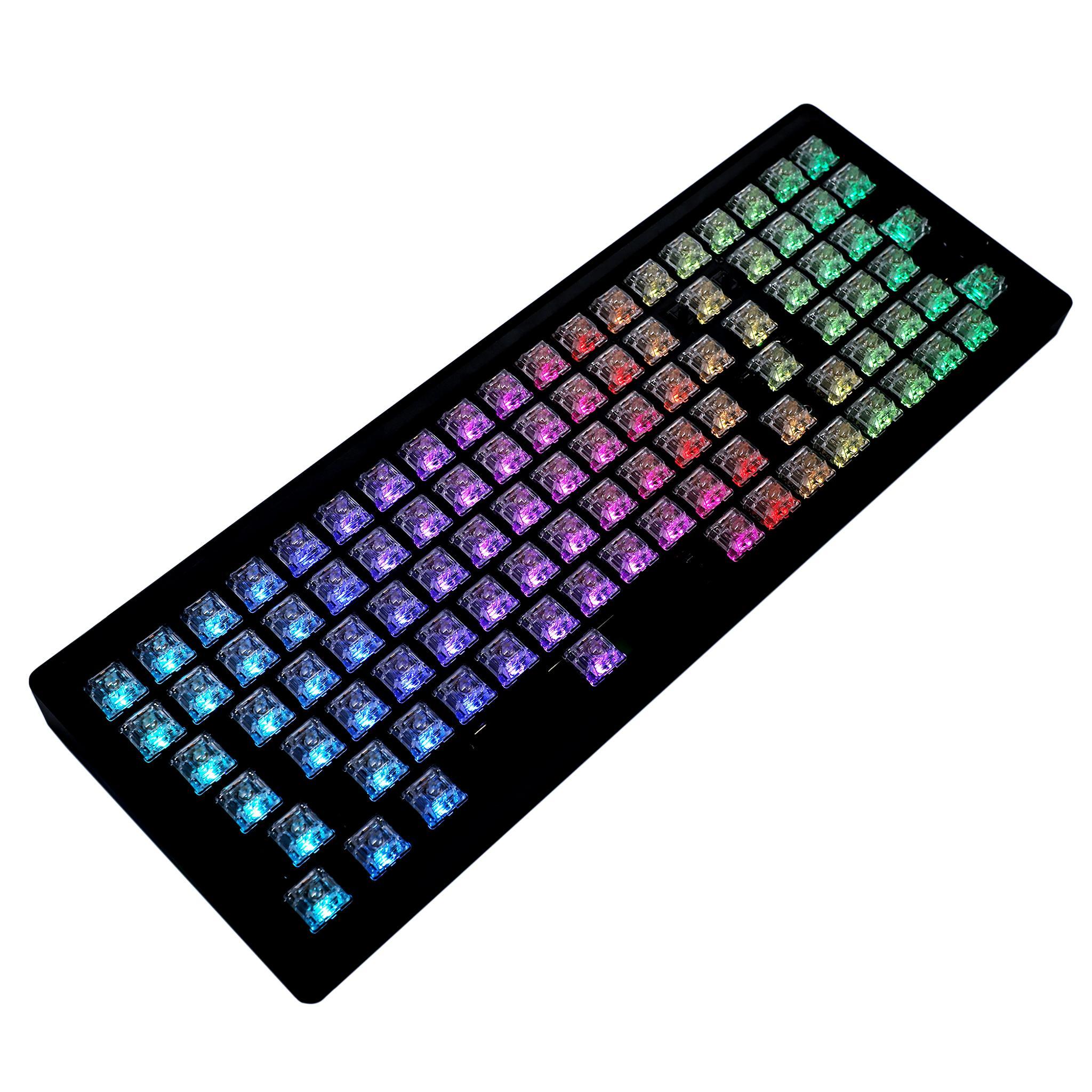 Melody 96 Pro (GB) - Others group buy cover image featuring Melody 96 Pro, RGB hotswap, PCB kit, acrylic bottom, brass weight, upgrades, VIA support, black color case, limited time offer