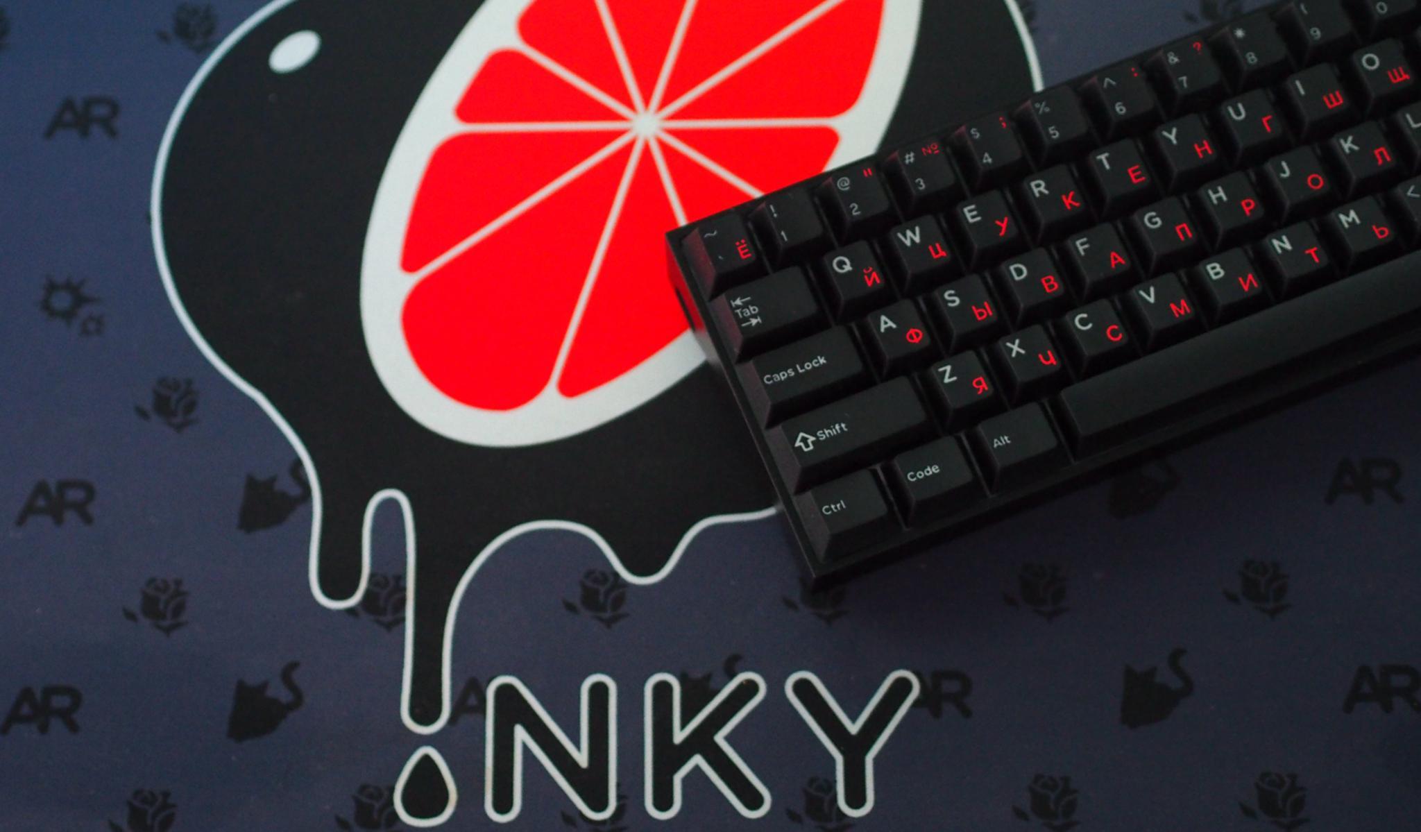 Domikey x iNKY AMORE: RED - Keycap group buy cover image featuring Domikey, iNKY, AMORE, RED, Cherry Profile, Keycaps, Godfather, KPREPUBLIC, MountainKBD, double-shot, triple-shot, ABS plastic, keyboard accessories
