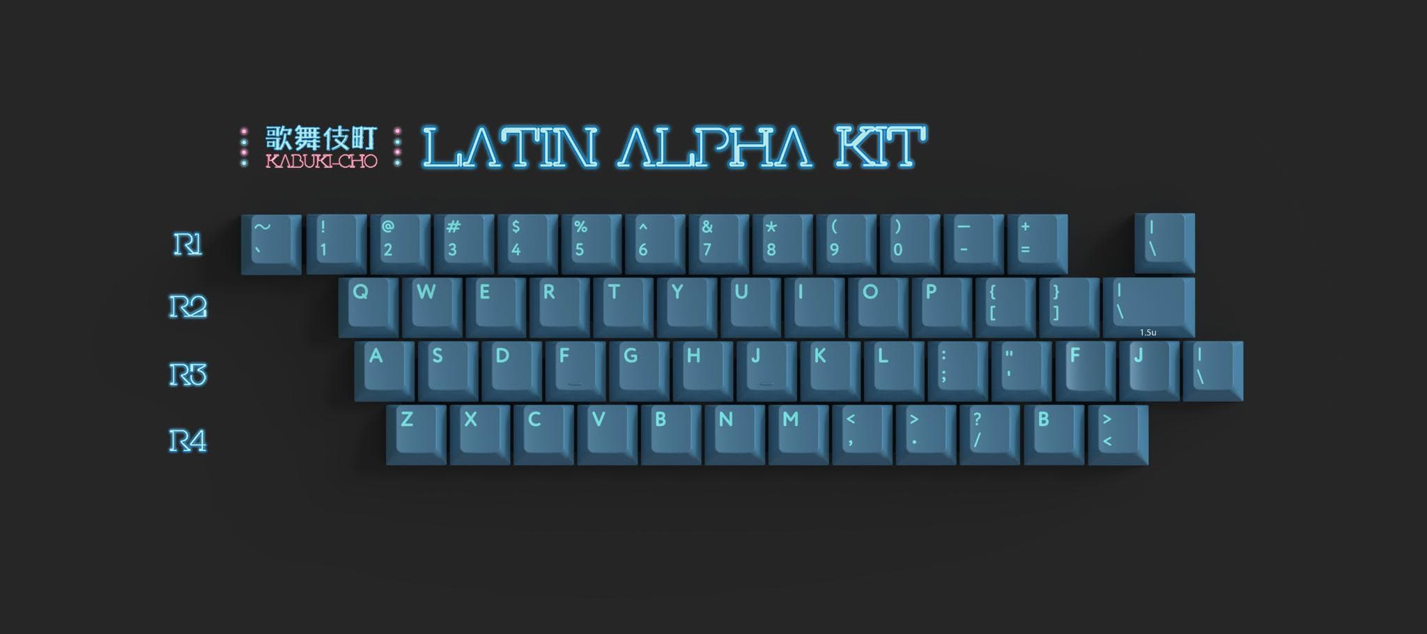 PBTFANS KABUKI-CHO Keycaps - Gallery image 4 showing project details