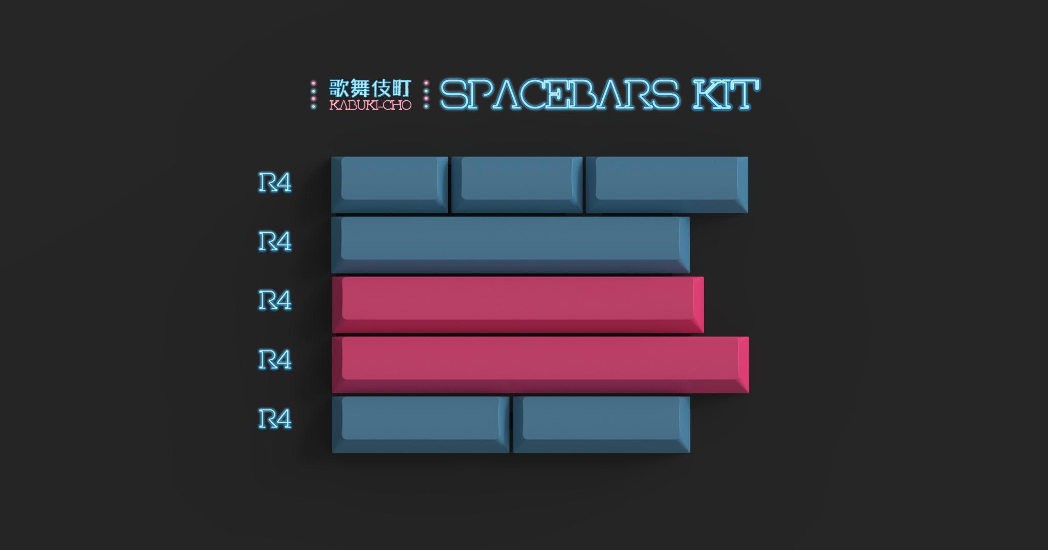 PBTFANS KABUKI-CHO Keycaps - Gallery image 5 showing project details