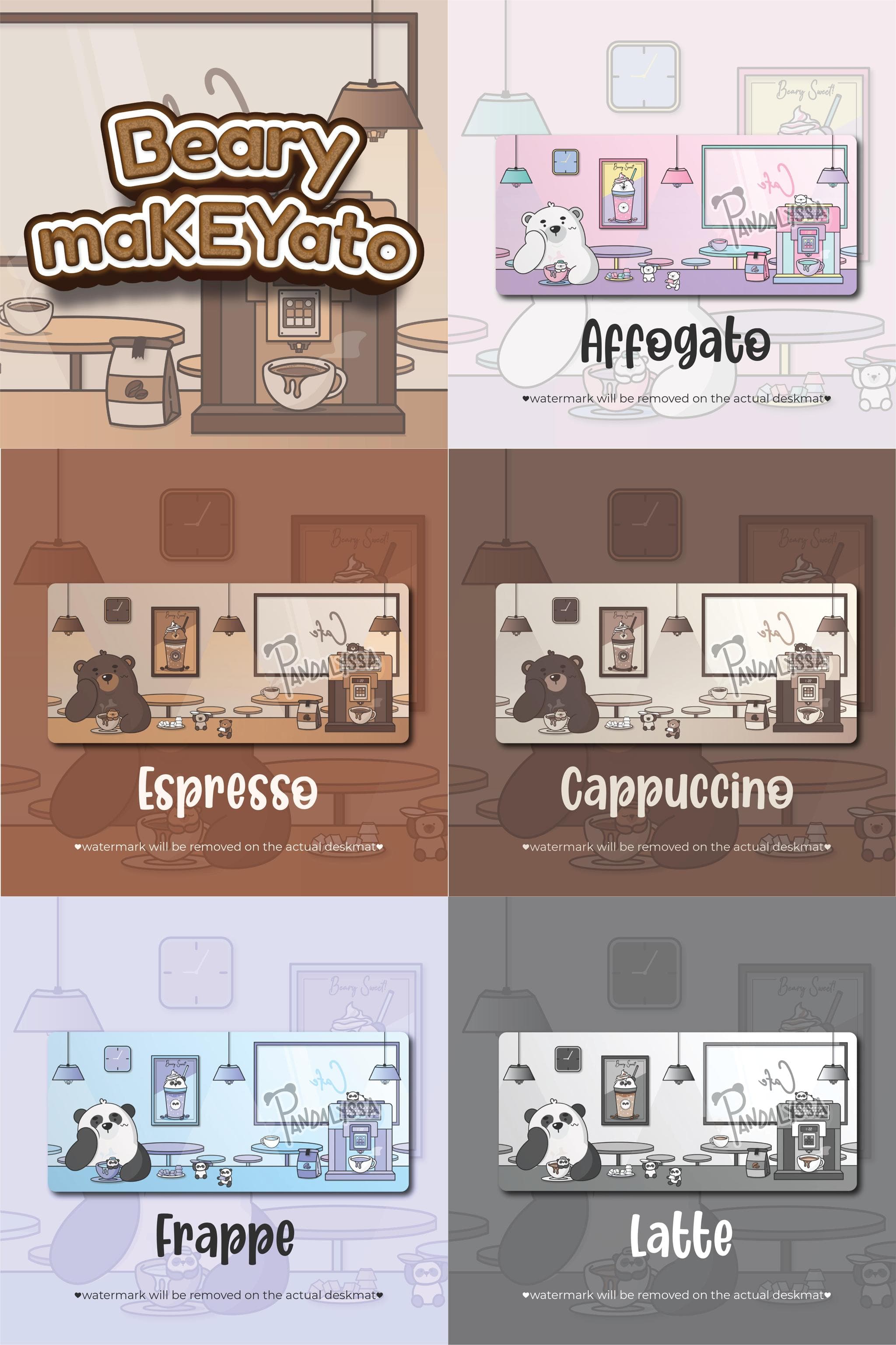 Beary MaKEYato Deskmat - Gallery image 2 showing project details