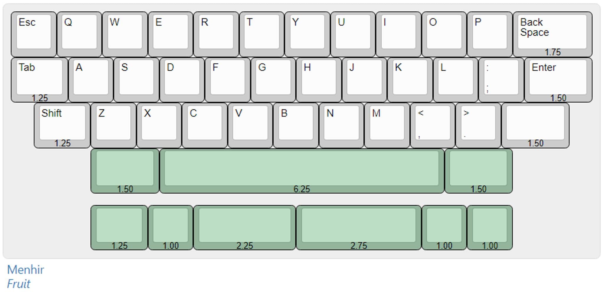 Menhir - Premium 40% Keyboard - Gallery image 2 showing project details