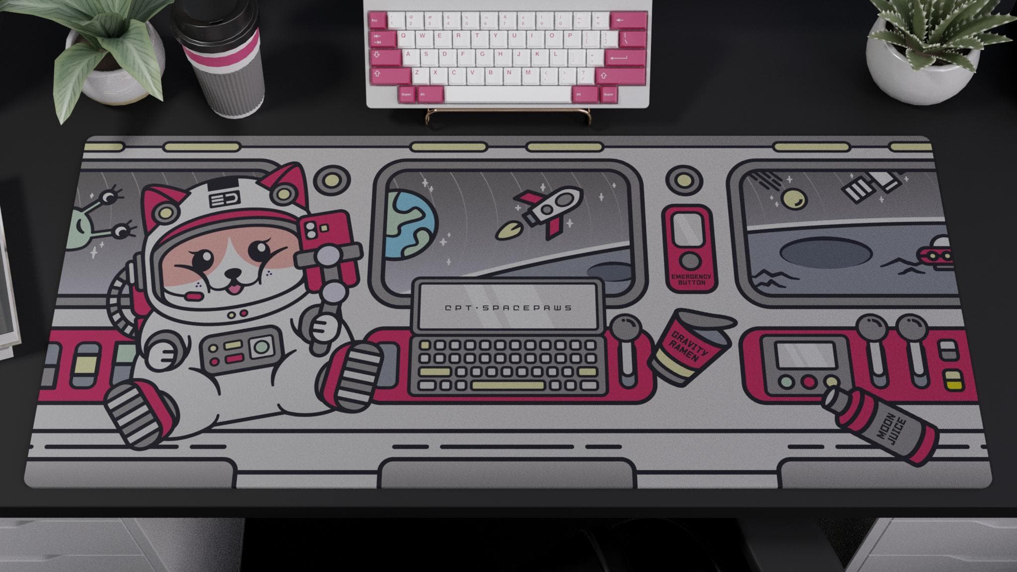 SpacePaws Deskmat - Gallery image 2 showing project details