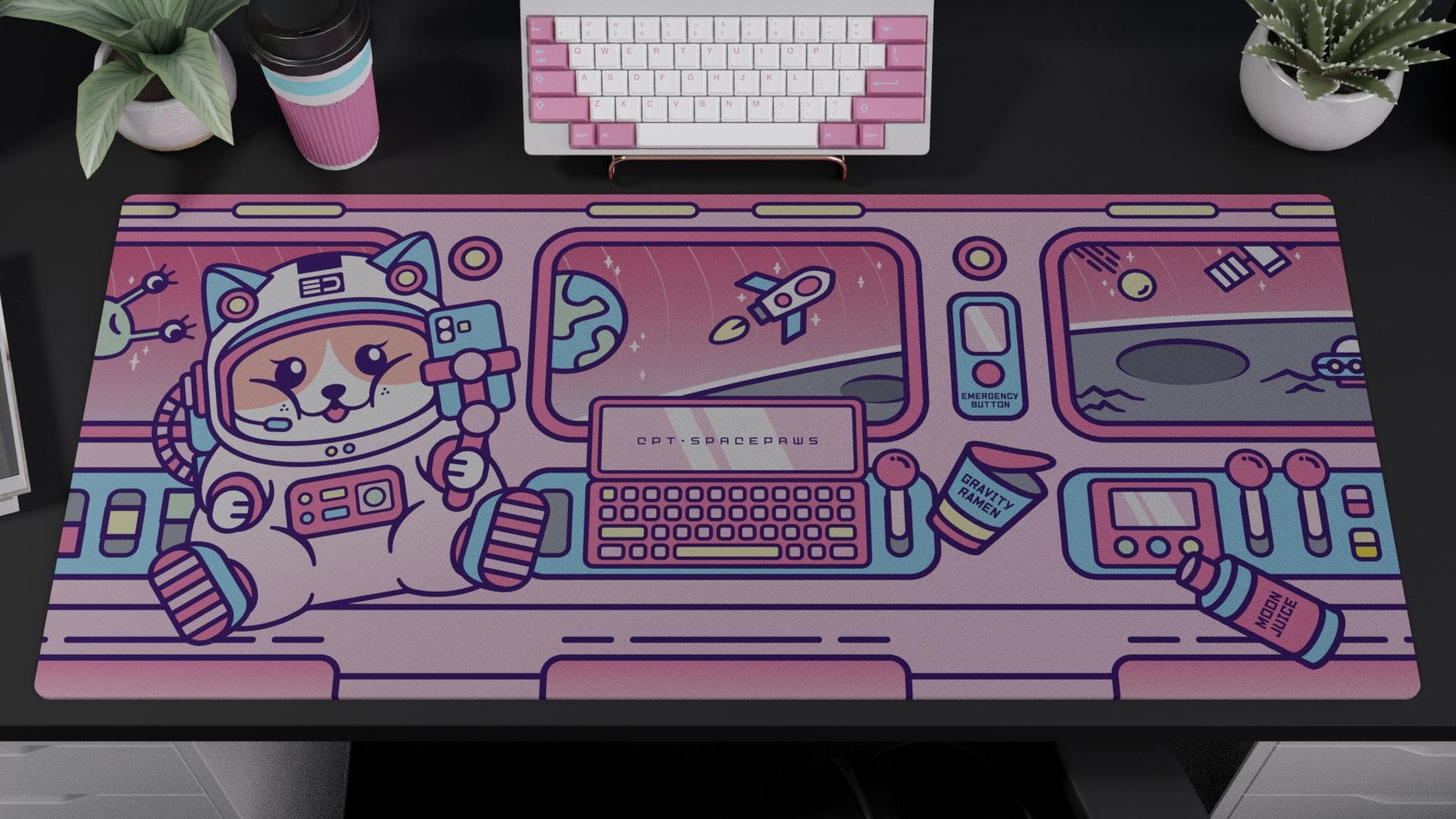 SpacePaws Deskmat - Gallery image 3 showing project details