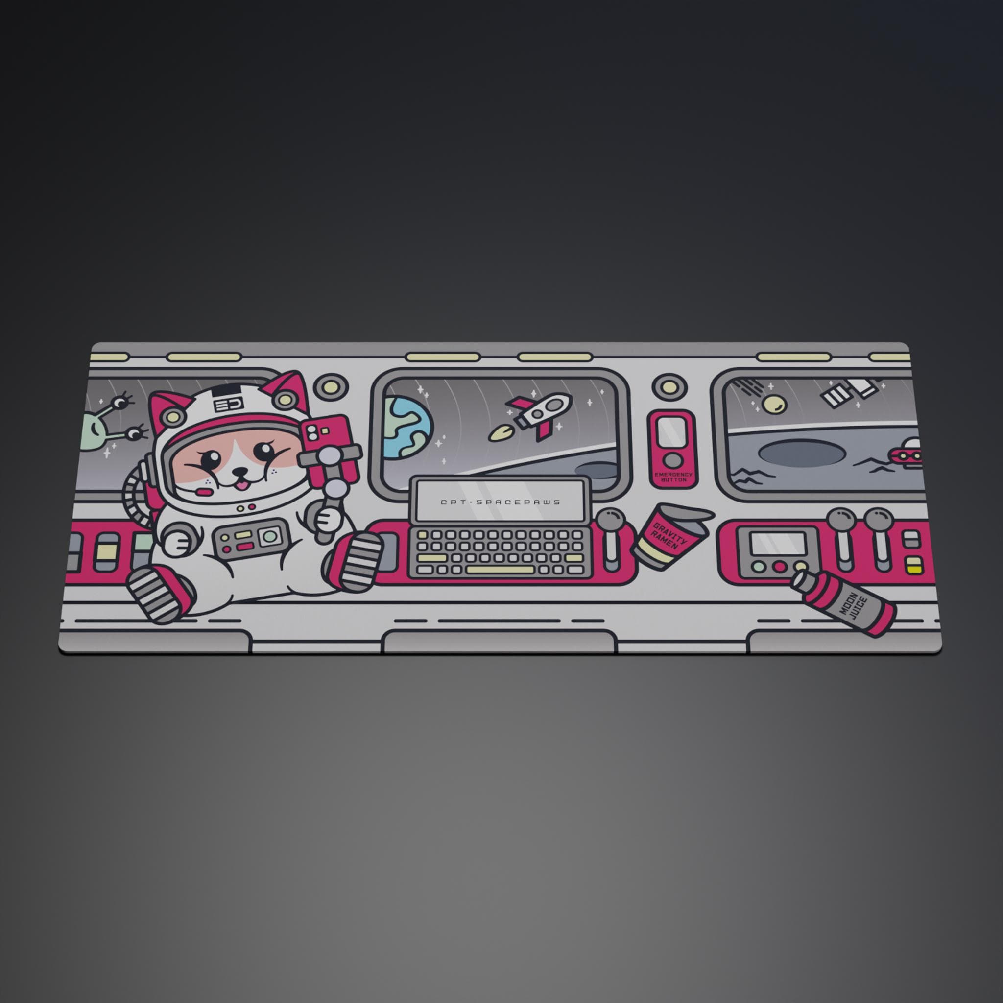 SpacePaws Deskmat - Gallery image 2 showing project details