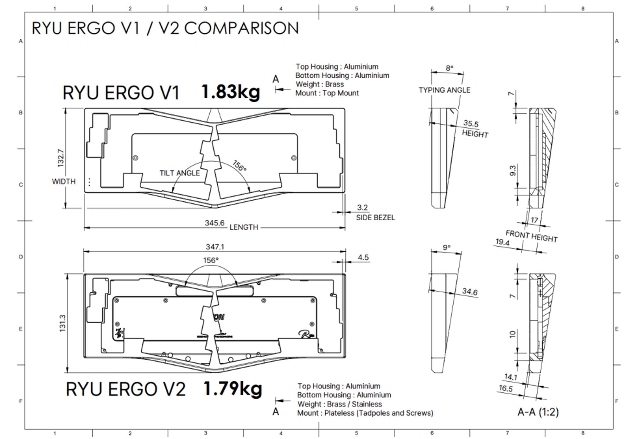 RYU ERGO V2 - Gallery image 3 showing project details