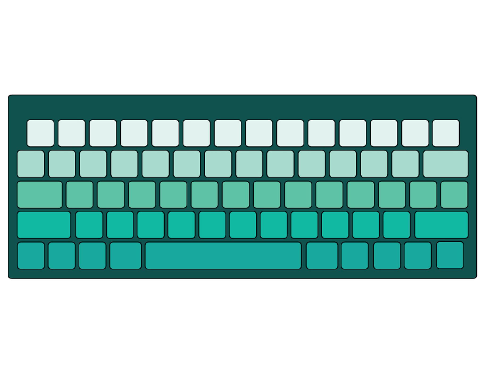 The Fade (IC) - Keycap interest check cover image featuring keyboard set, fade colors, mock up, color suggestions, voting