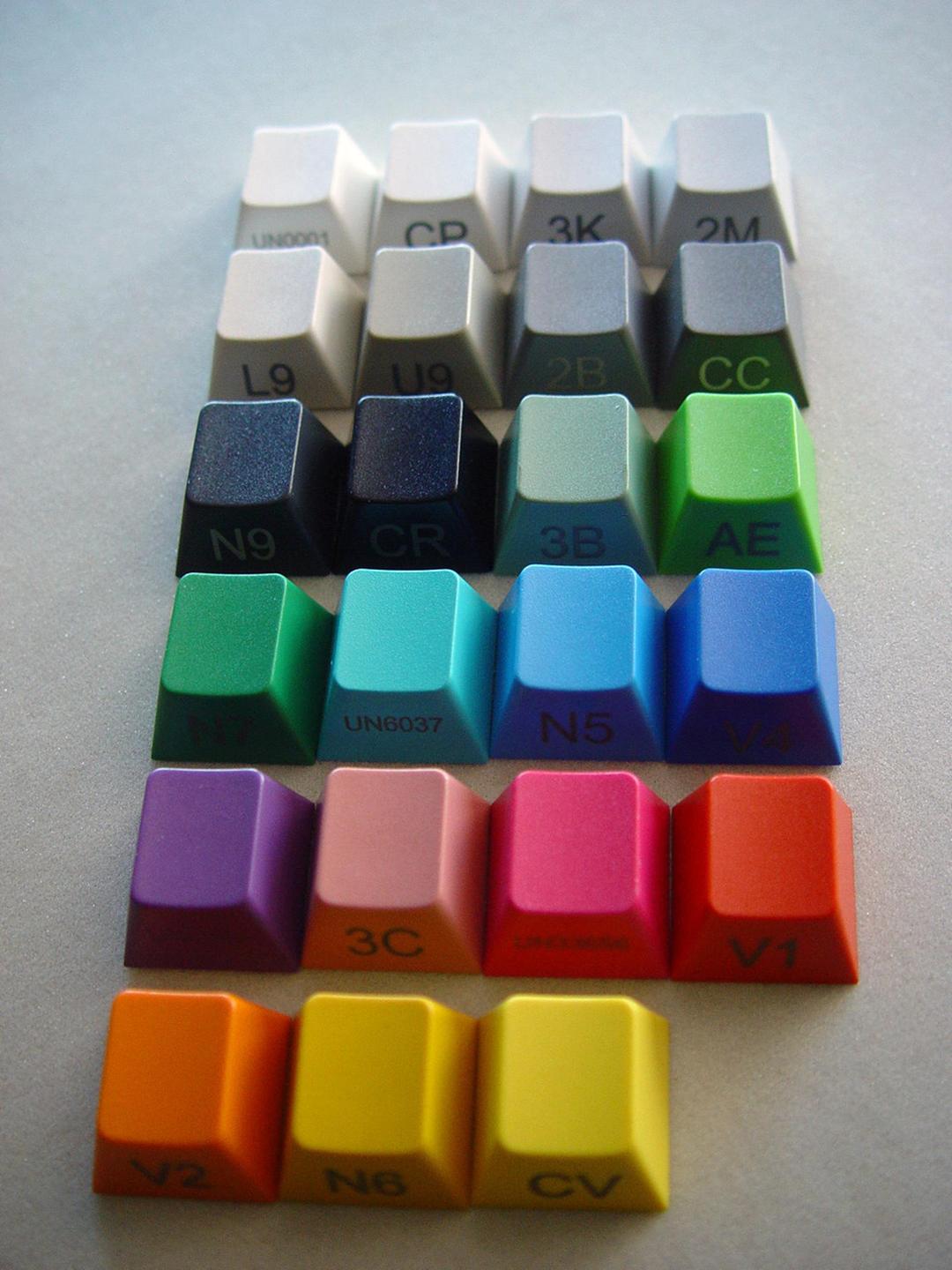 GMK Yellow/Purple Keys (IC)